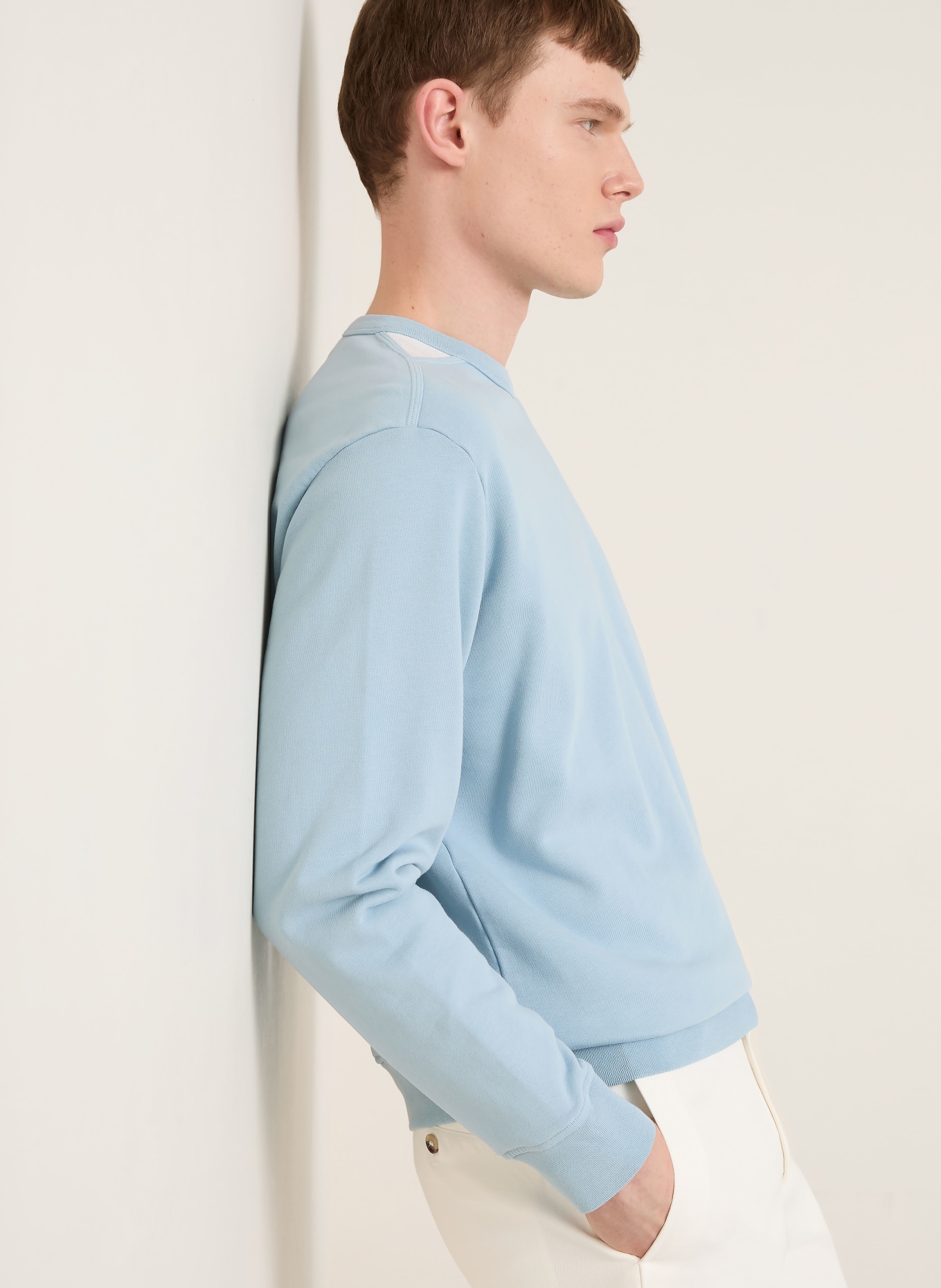 STONE ISLAND Sweatshirt: LICHTBLAUW