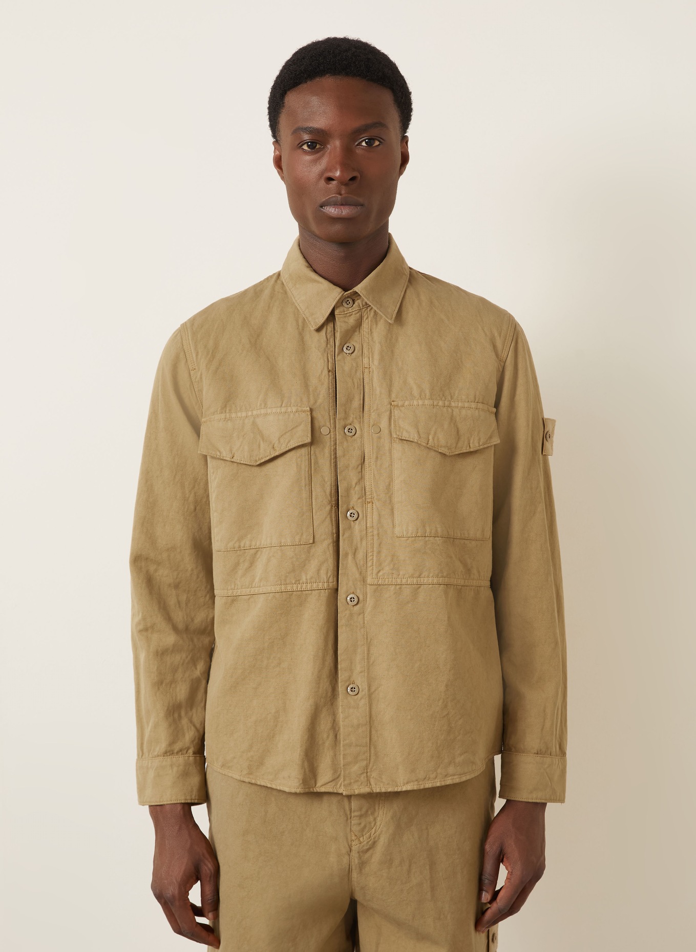 STONE ISLAND Overjacket GHOST: KHAKI