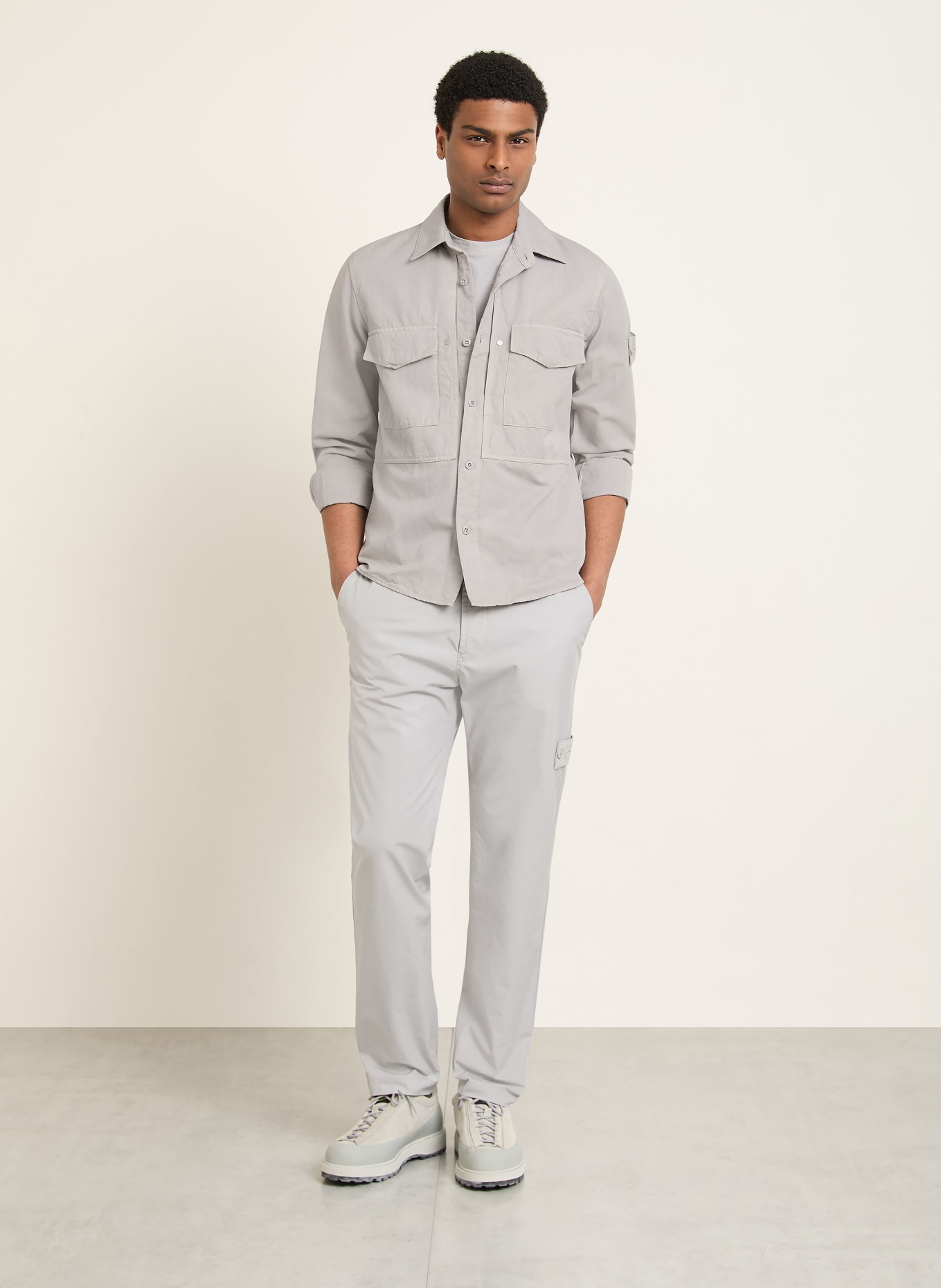 STONE ISLAND Survêtement GHOST: GRIS CLAIR