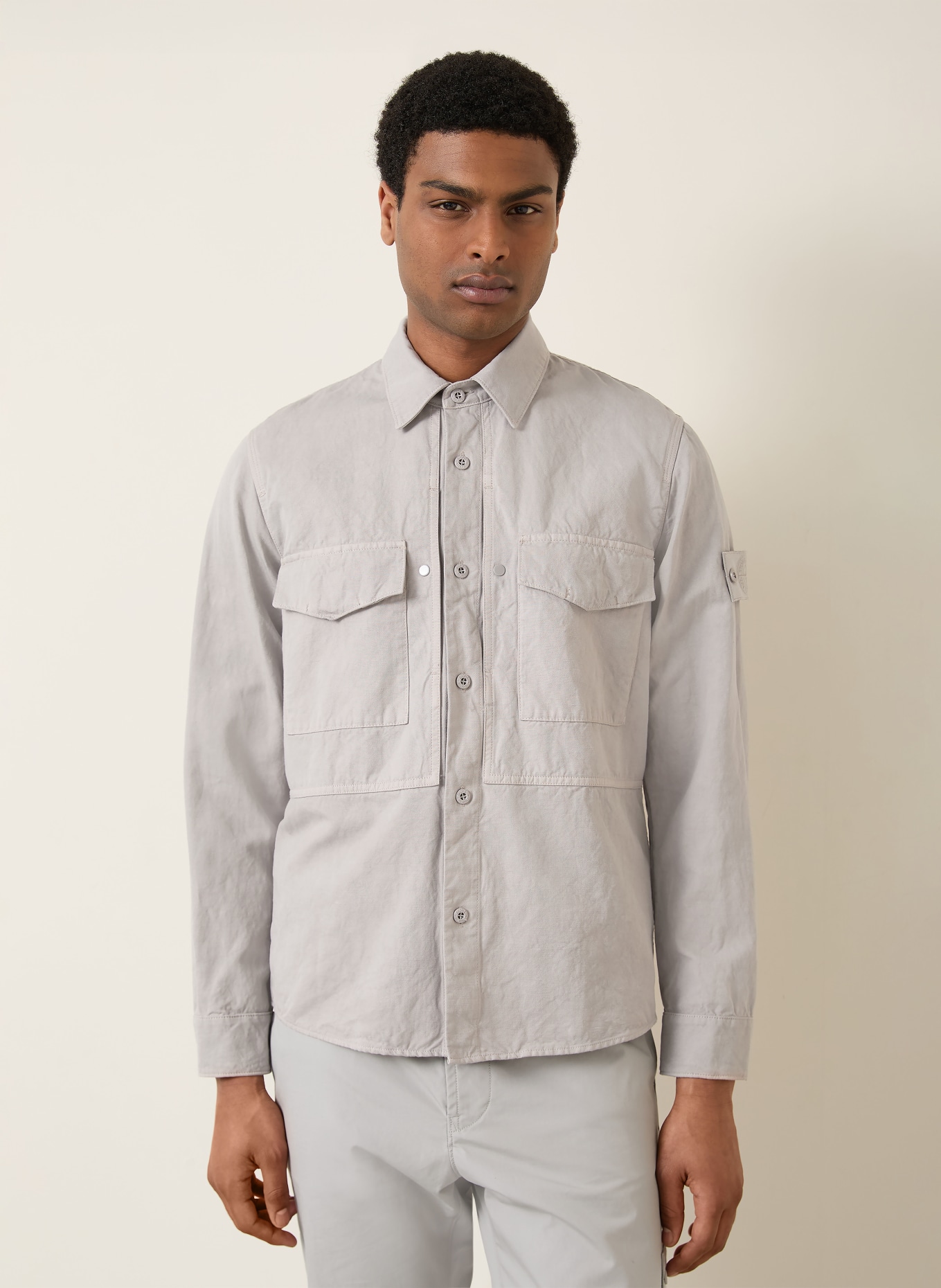 STONE ISLAND Survêtement GHOST: GRIS CLAIR