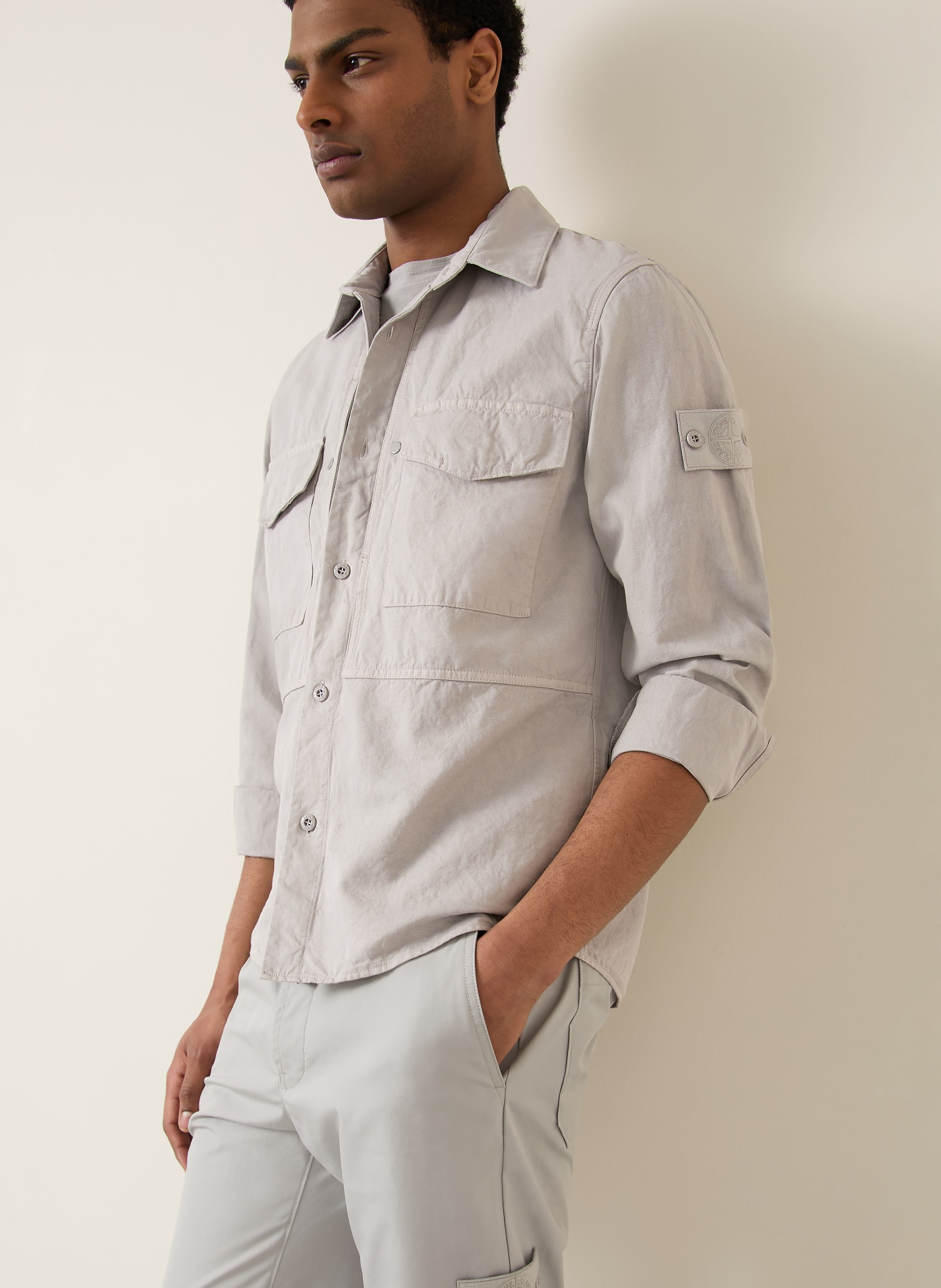 STONE ISLAND Survêtement GHOST: GRIS CLAIR