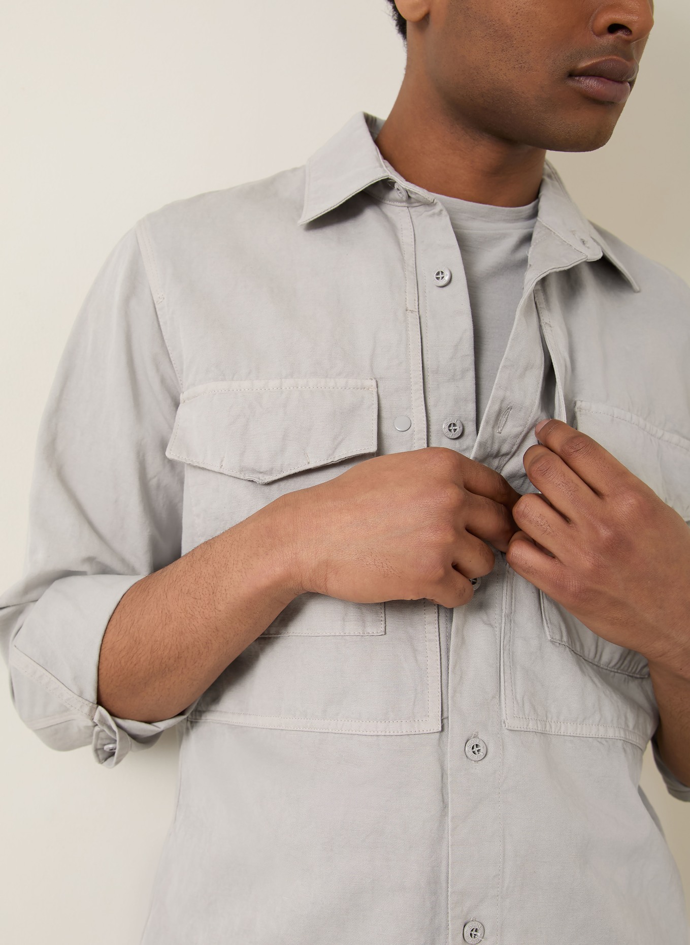 STONE ISLAND Survêtement GHOST: GRIS CLAIR