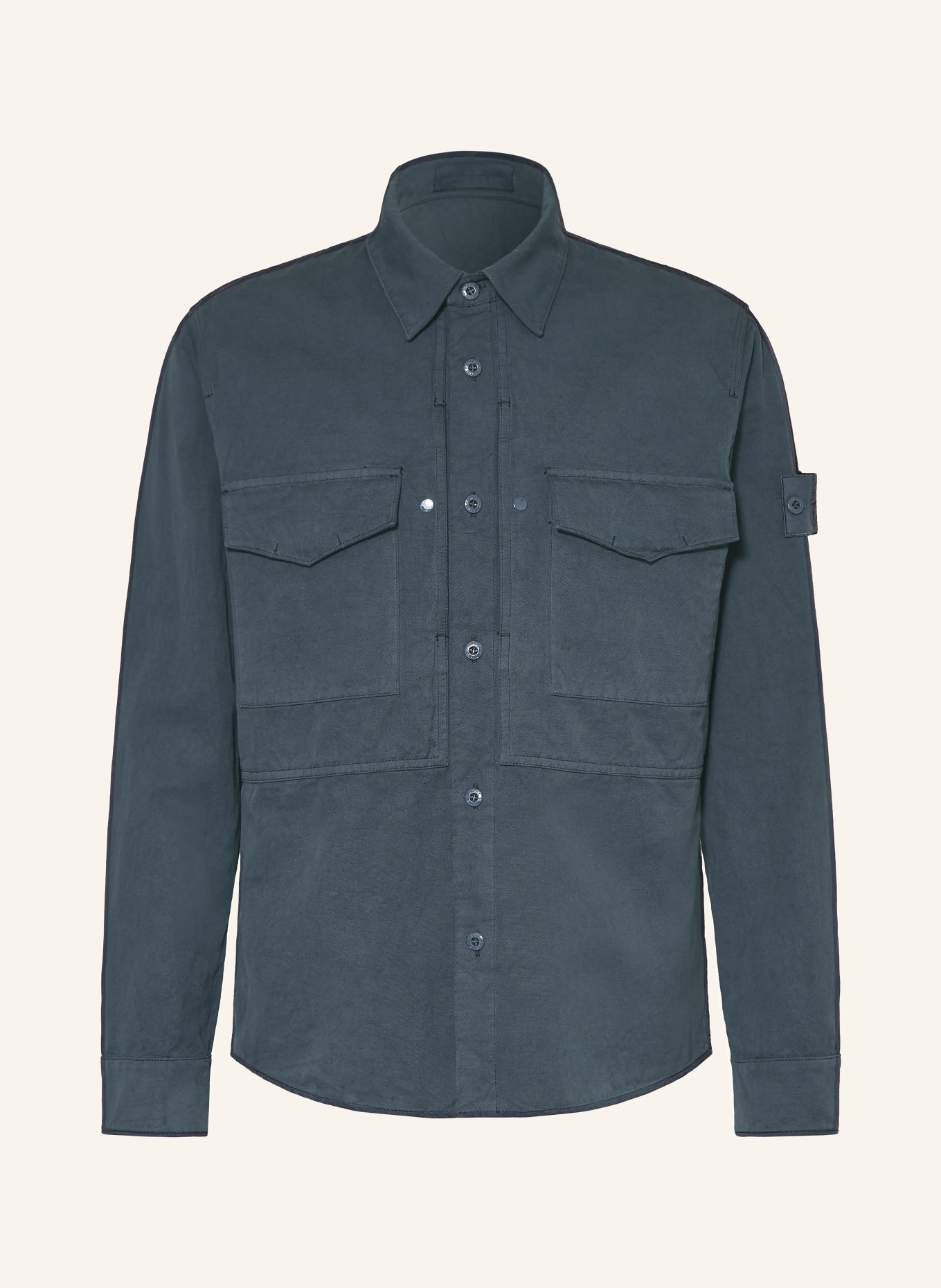 STONE ISLAND Overjacket GHOST: DUNKELBLAU