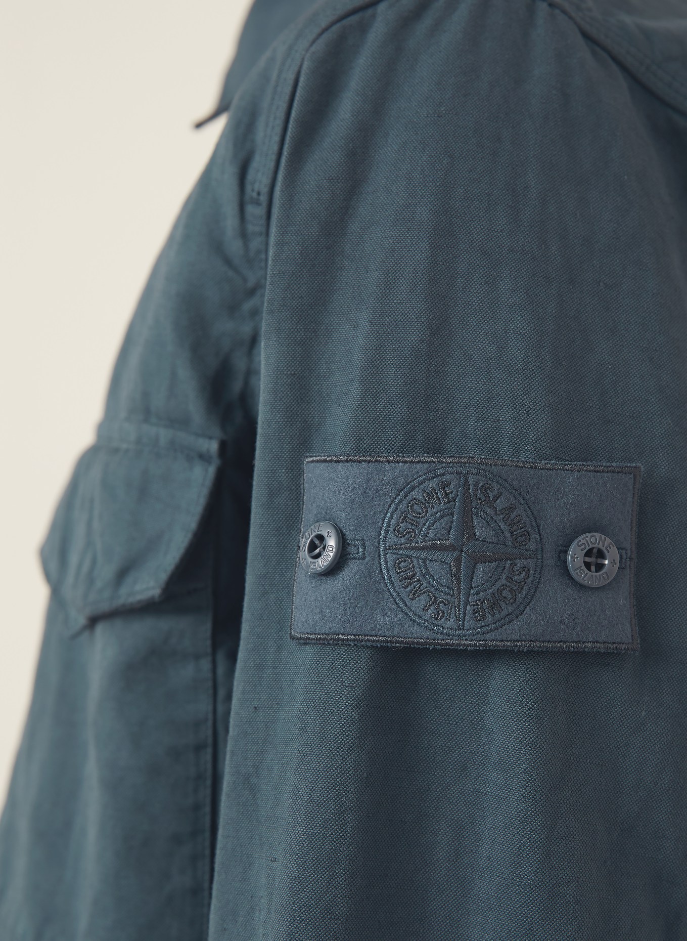 STONE ISLAND Overjacket GHOST: DUNKELBLAU