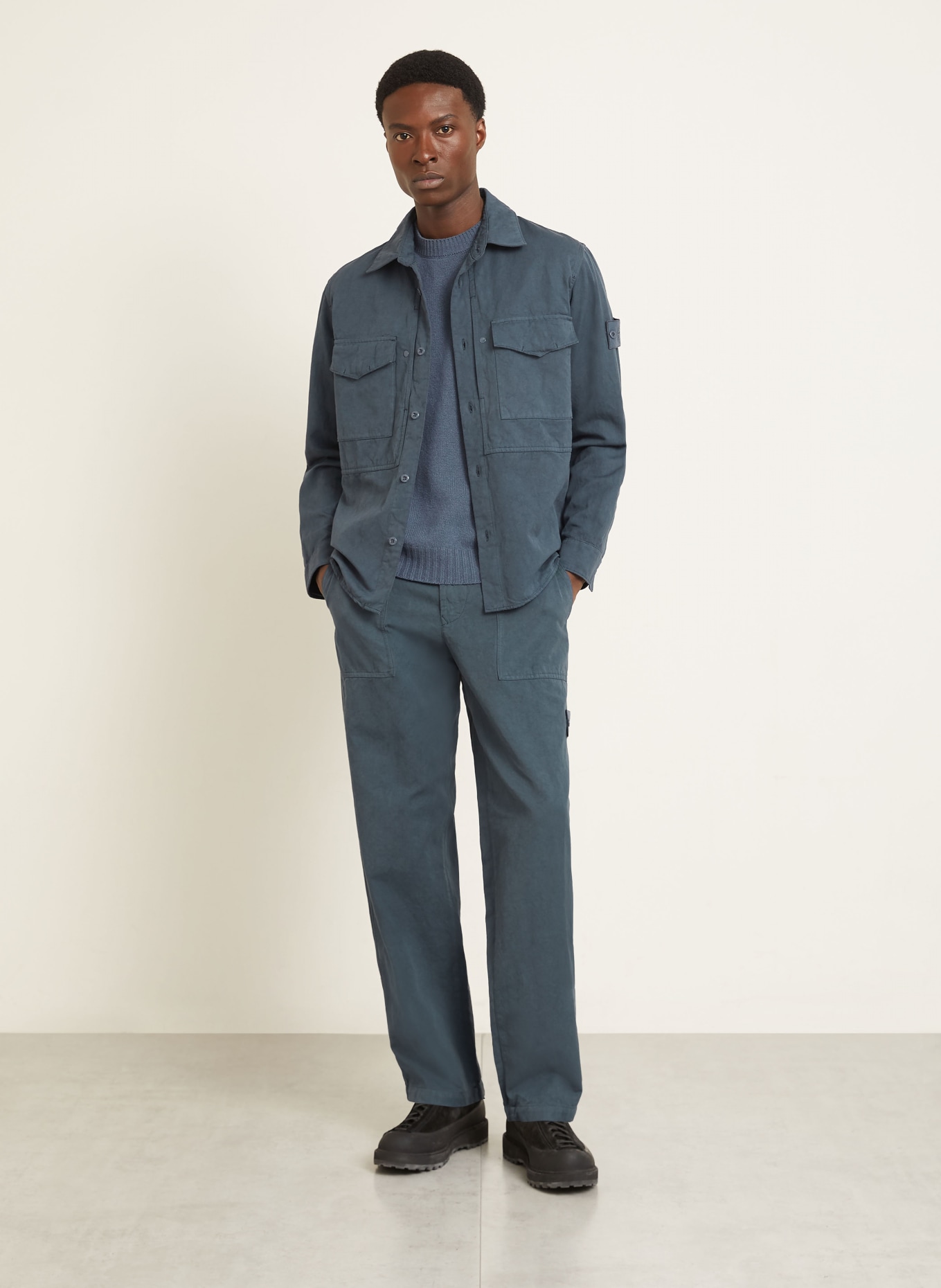 STONE ISLAND Chino GHOST Regular Fit: DARK BLUE