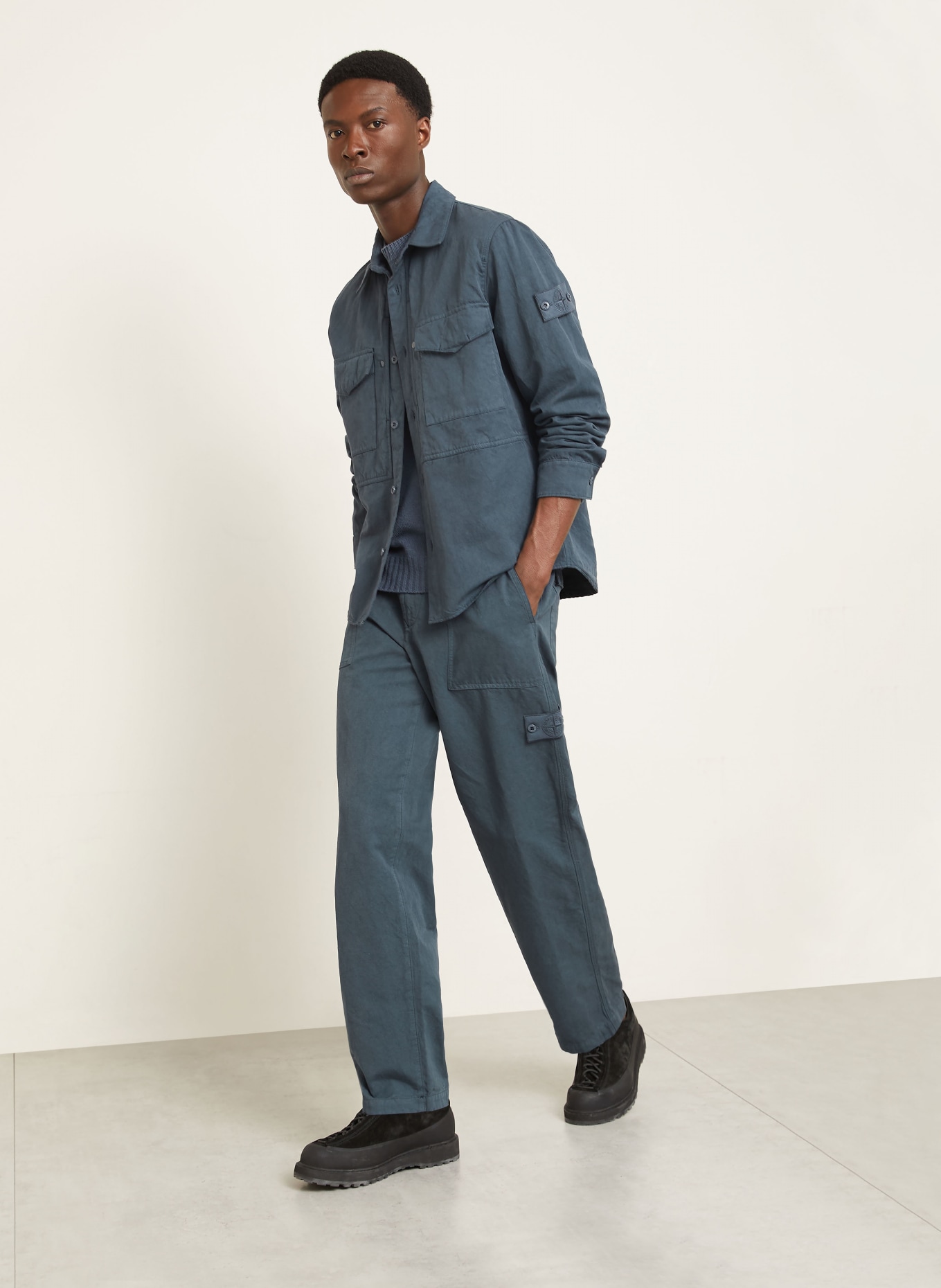 STONE ISLAND Chino GHOST Regular Fit: DARK BLUE