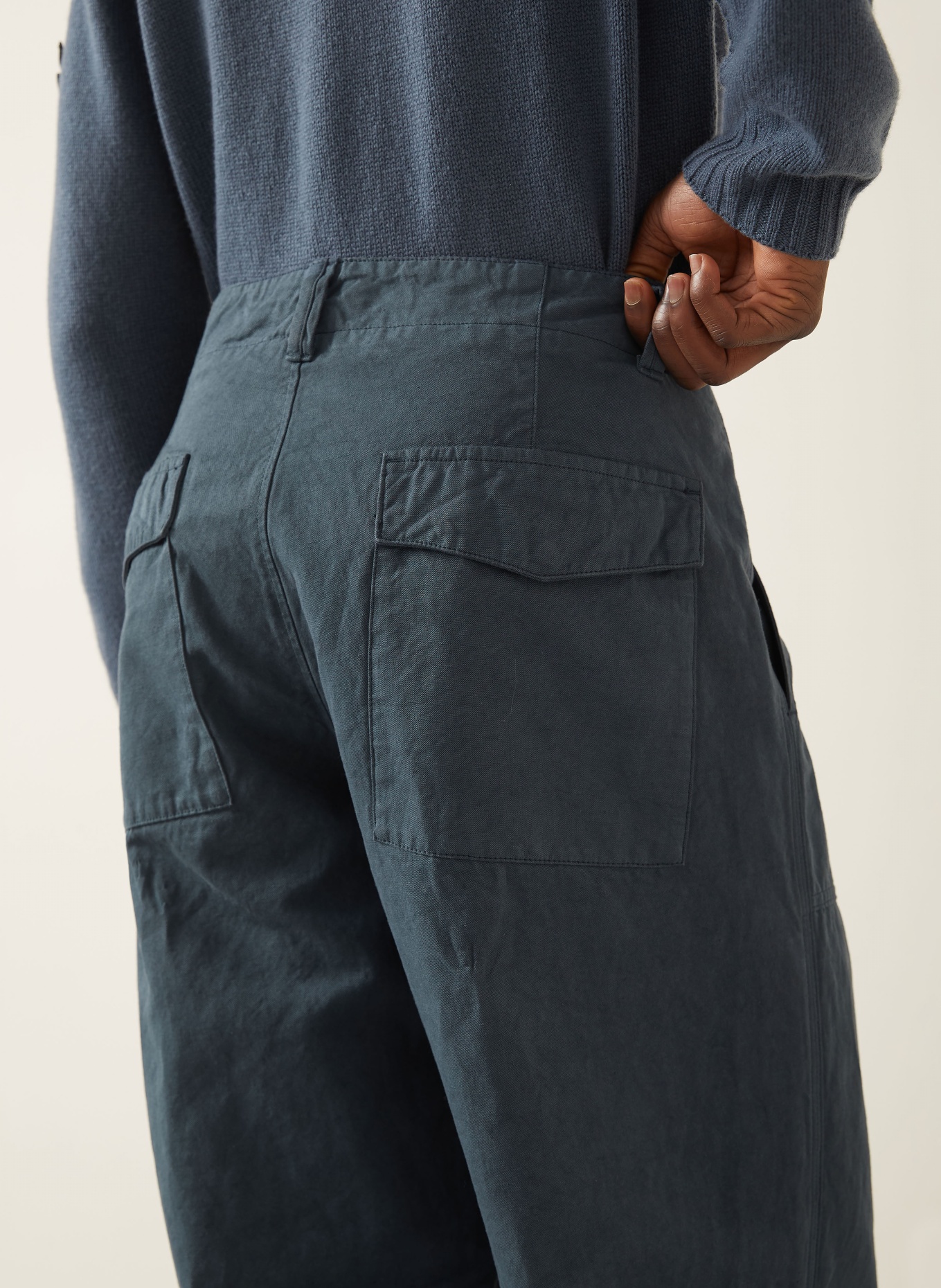 STONE ISLAND Chino GHOST Regular Fit: DARK BLUE