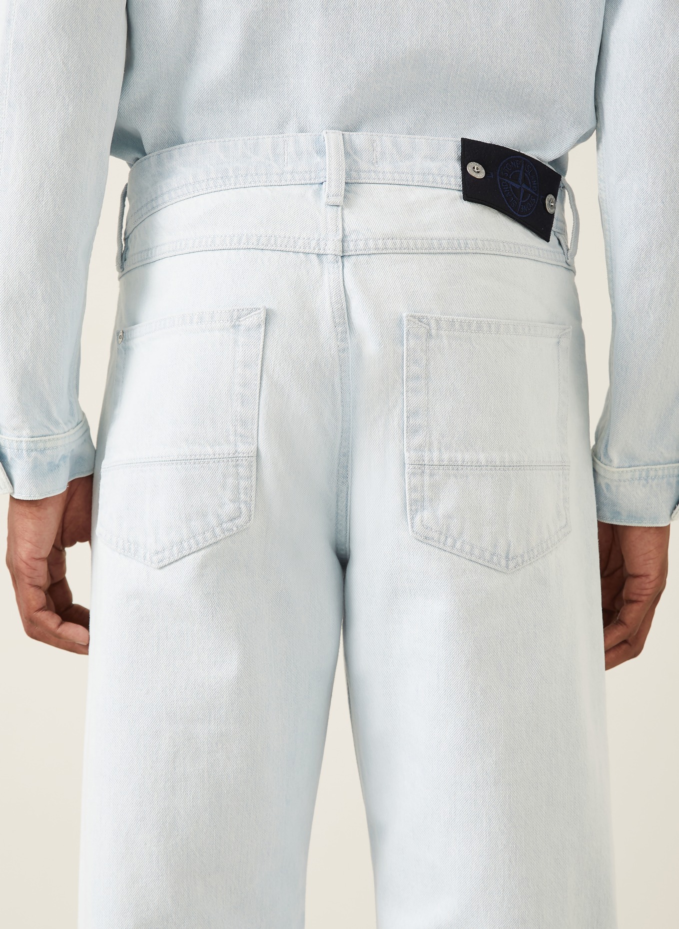 STONE ISLAND Jeans Straight Fit: VJ203 BLUE EXTRA BLEACH