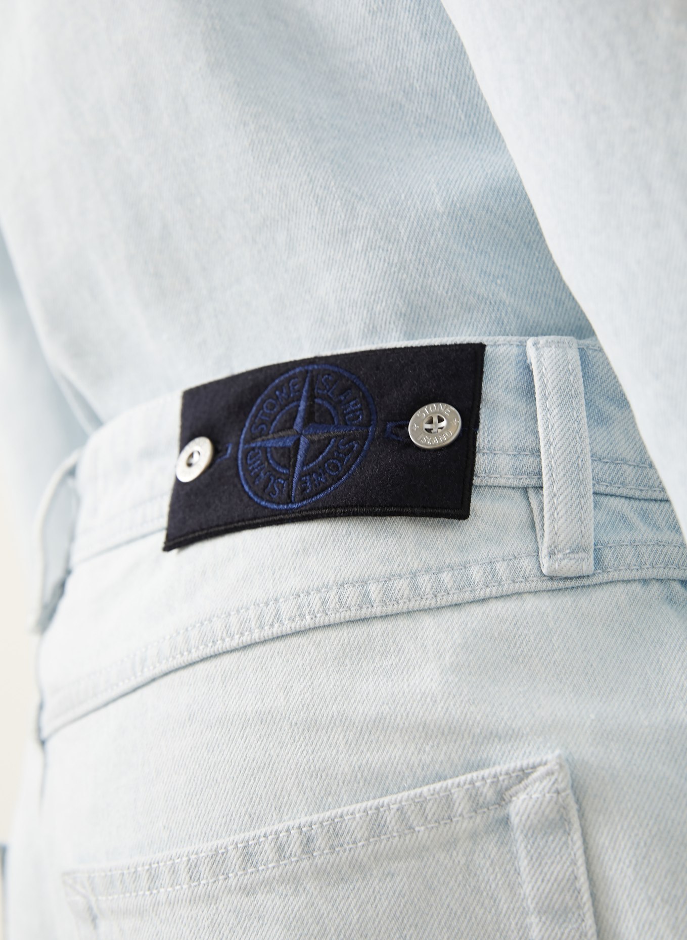 STONE ISLAND Jeans Straight Fit: VJ203 BLUE EXTRA BLEACH