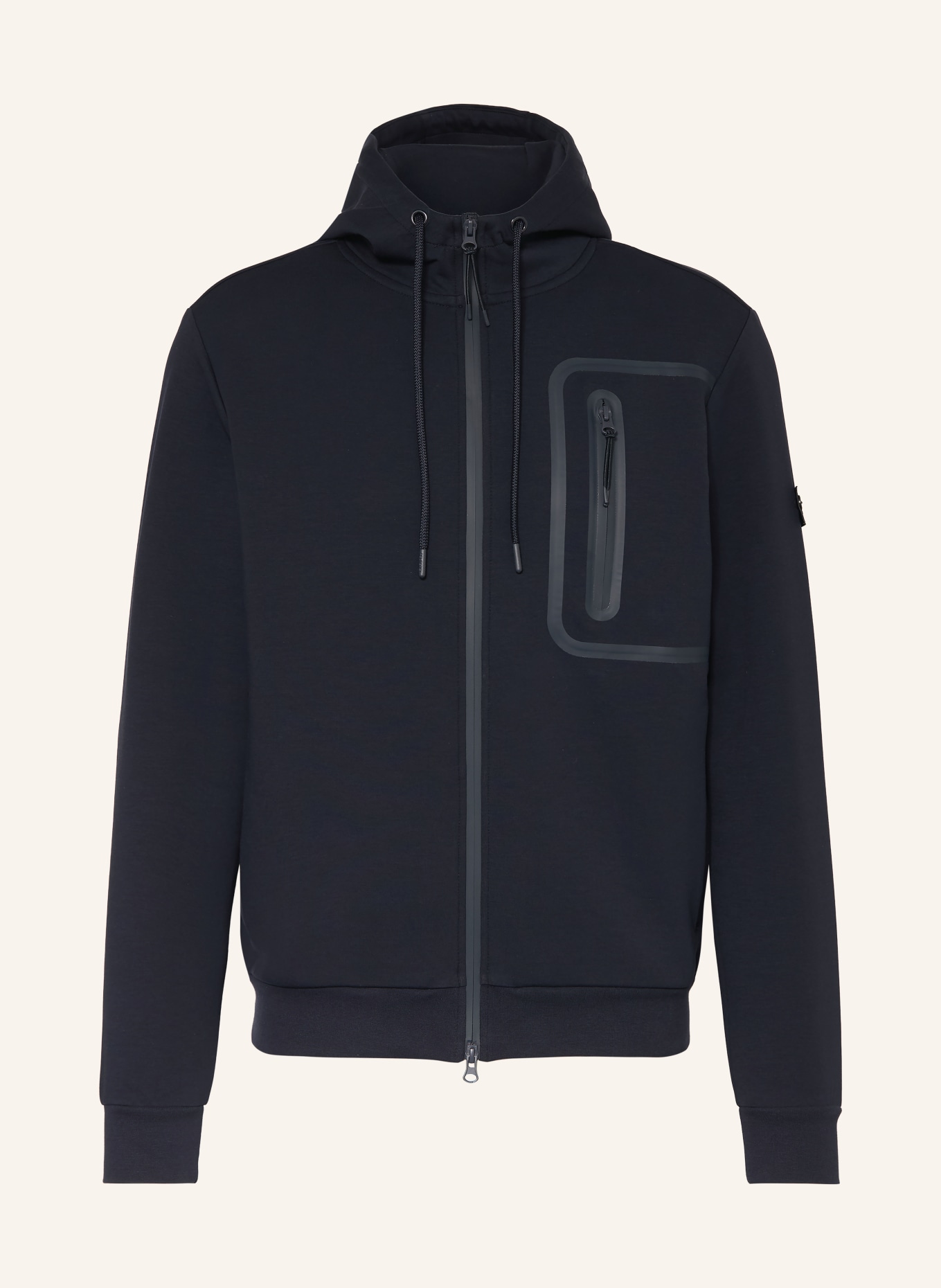 PEUTEREY Sweatjacke PARKER: DUNKELBLAU