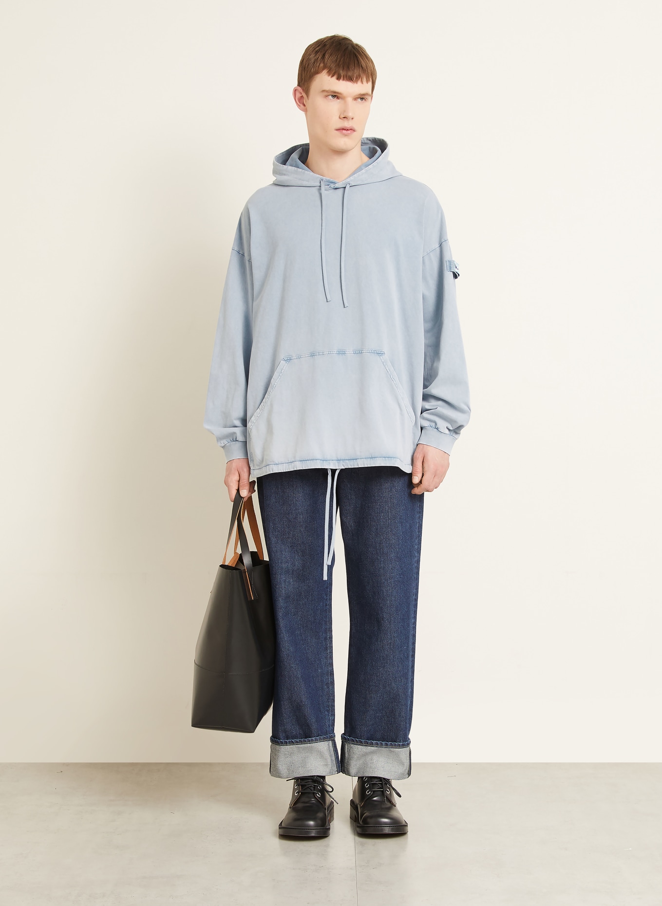 MARNI Hoodie: HELLBLAU