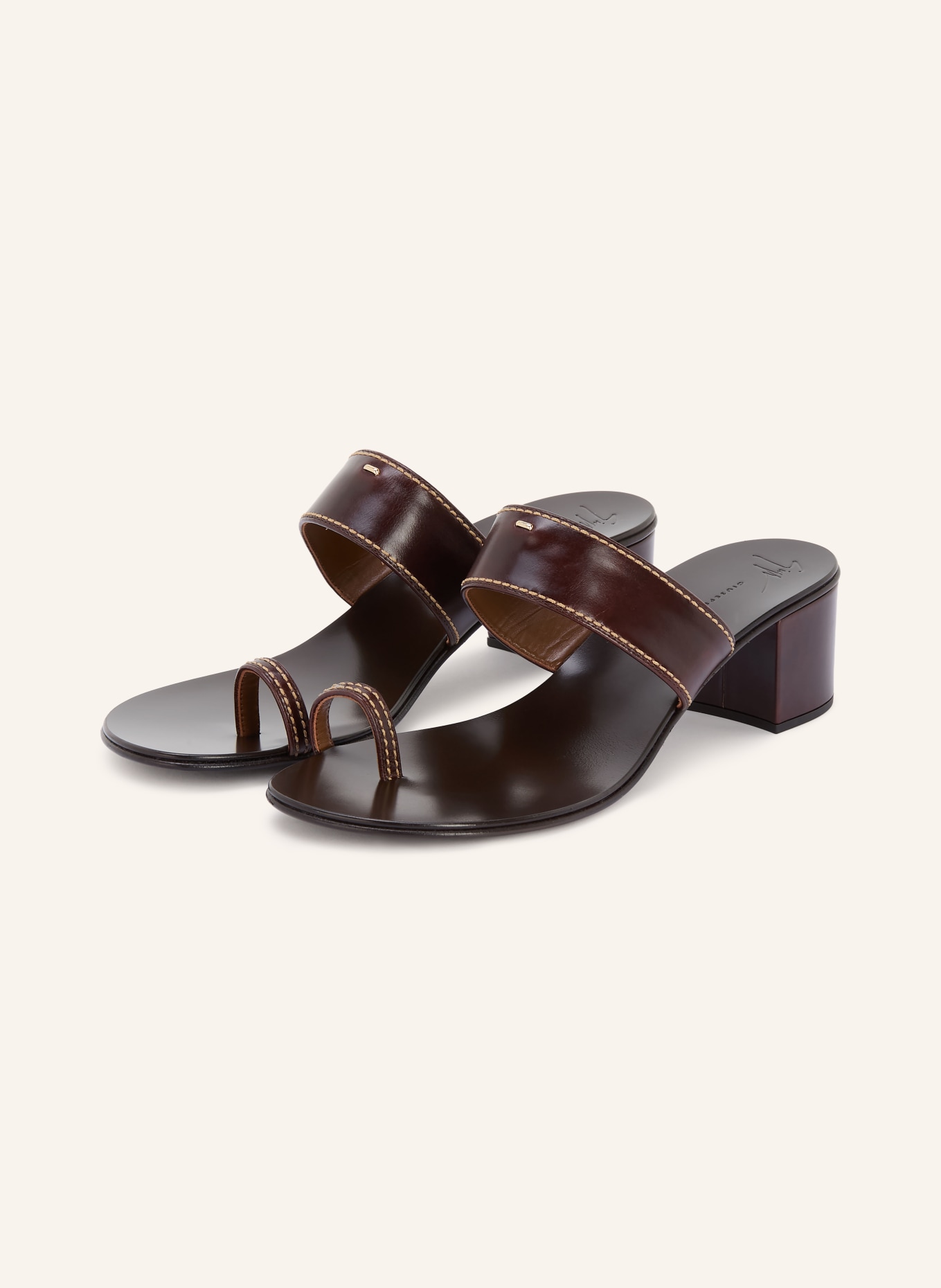 GIUSEPPE ZANOTTI DESIGN Mules ROCK: DARK BROWN