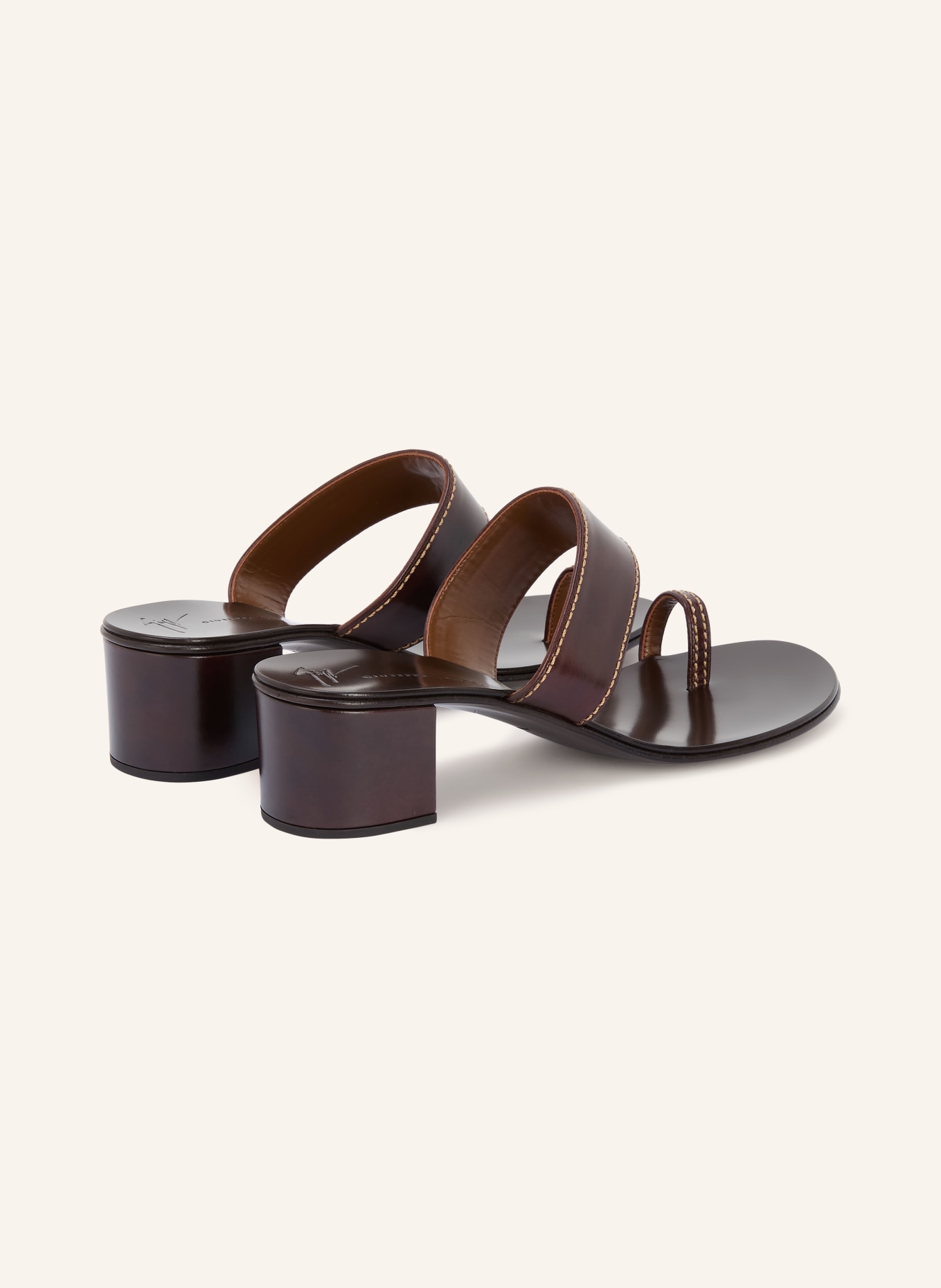 GIUSEPPE ZANOTTI DESIGN Mules ROCK: DARK BROWN