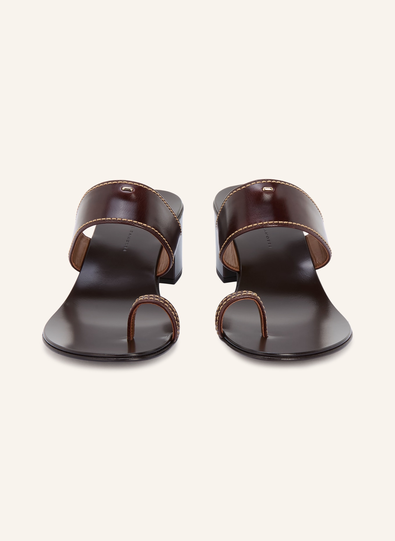 GIUSEPPE ZANOTTI DESIGN Mules ROCK: DARK BROWN