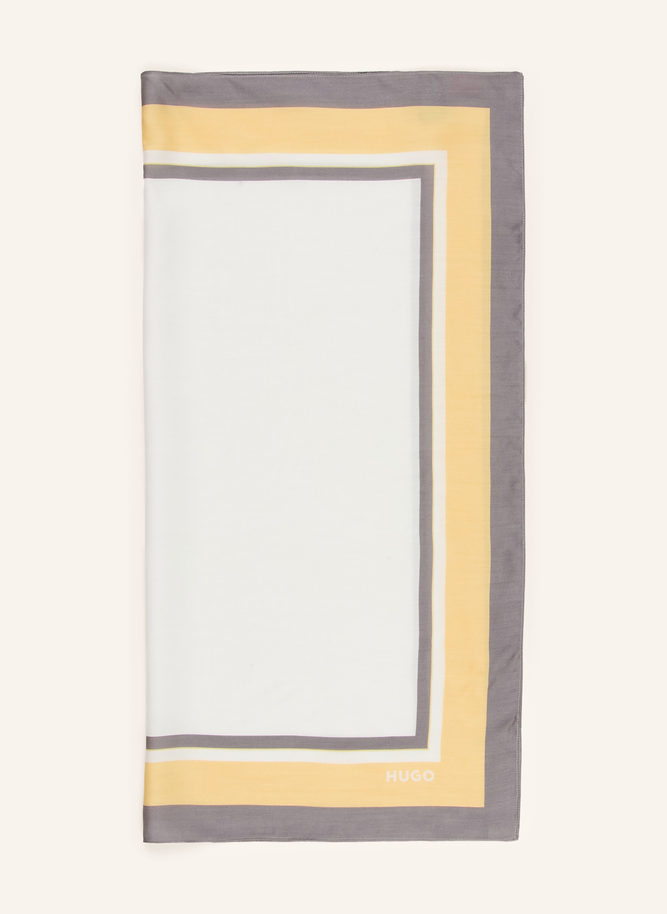 HUGO szal: KREMOWY / SZARY / ŻÓŁTY