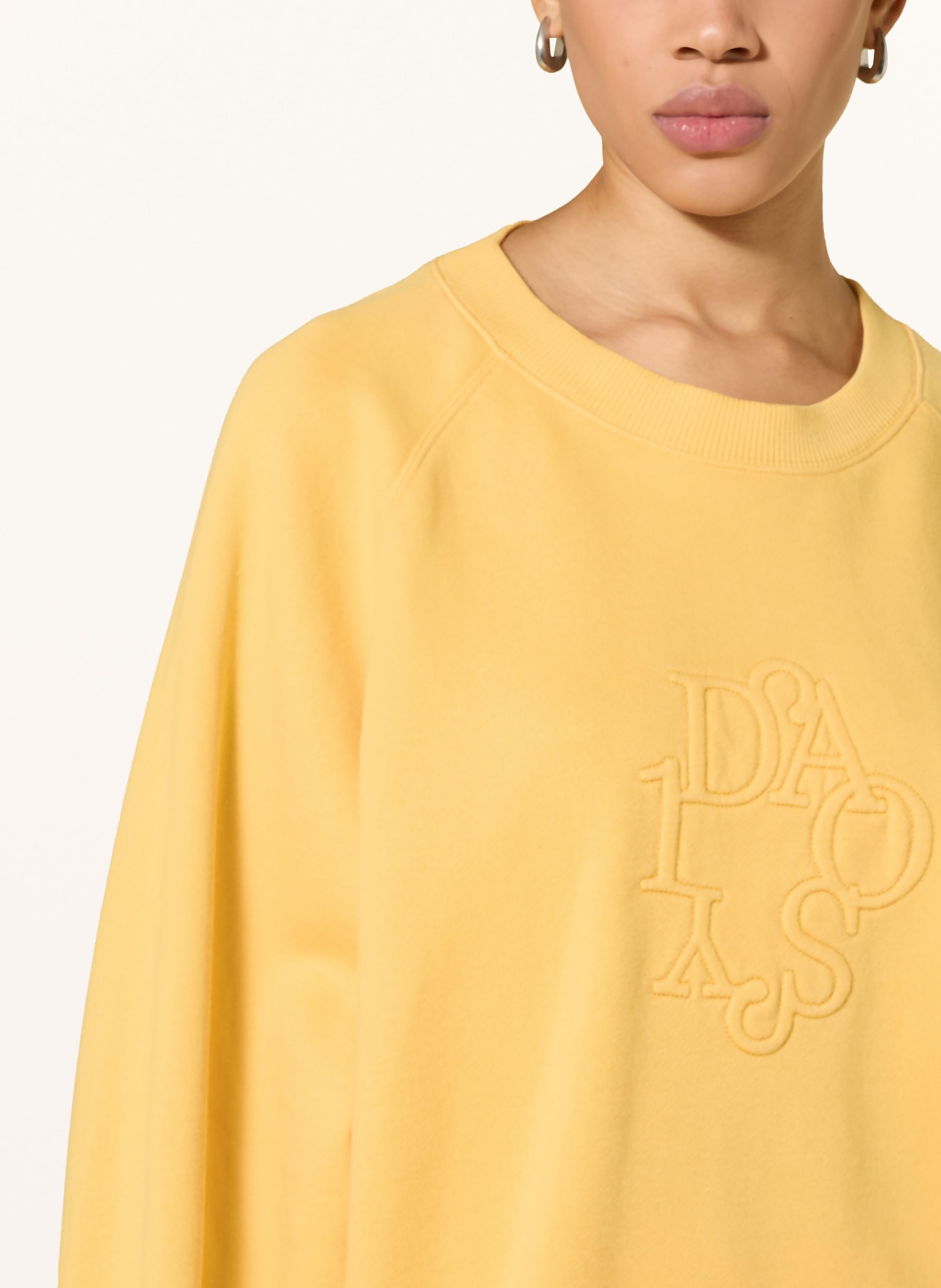 10DAYS Sweatshirt: DONKERGEEL