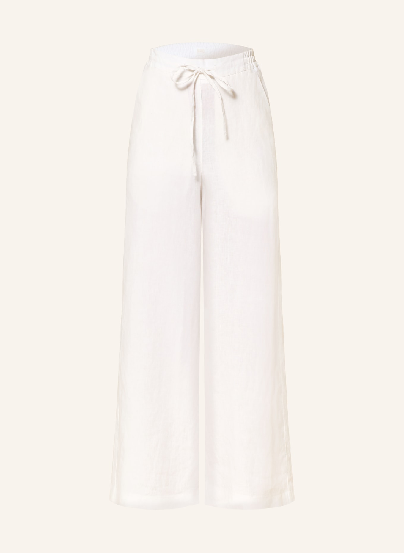 MAC Lniana spódnico-spodnie CALLIE: BIAŁY