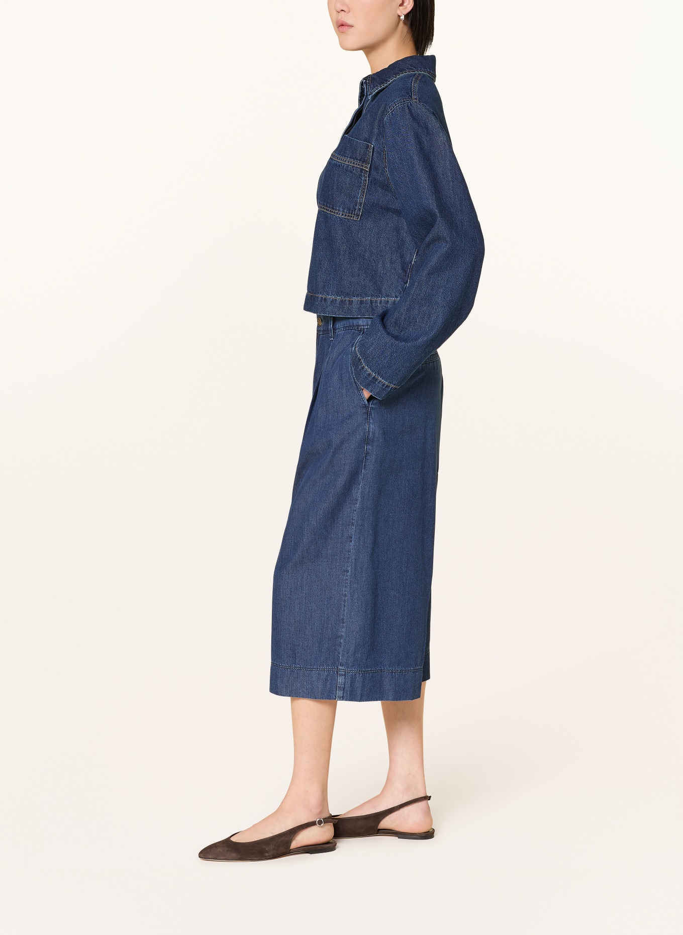 MAC Culotte aspect jean: BLEU