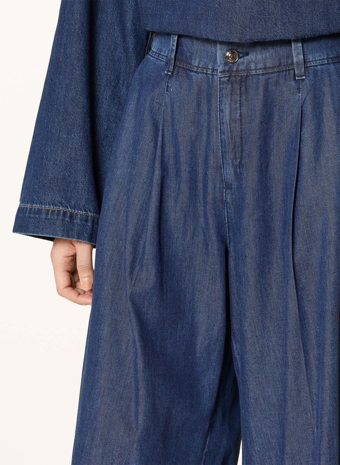 MAC Culotte aspect jean: BLEU