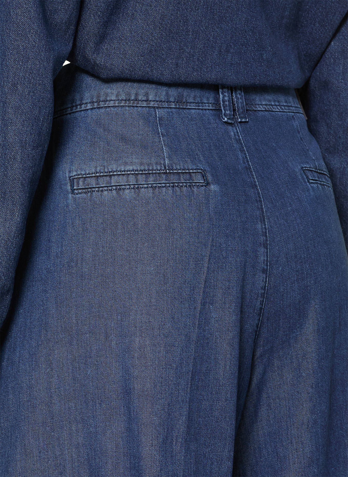 MAC Culotte aspect jean: BLEU