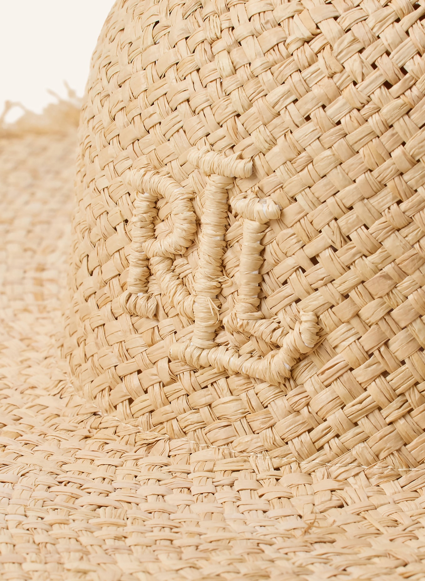 LAUREN RALPH LAUREN Strohhut: HELLBRAUN