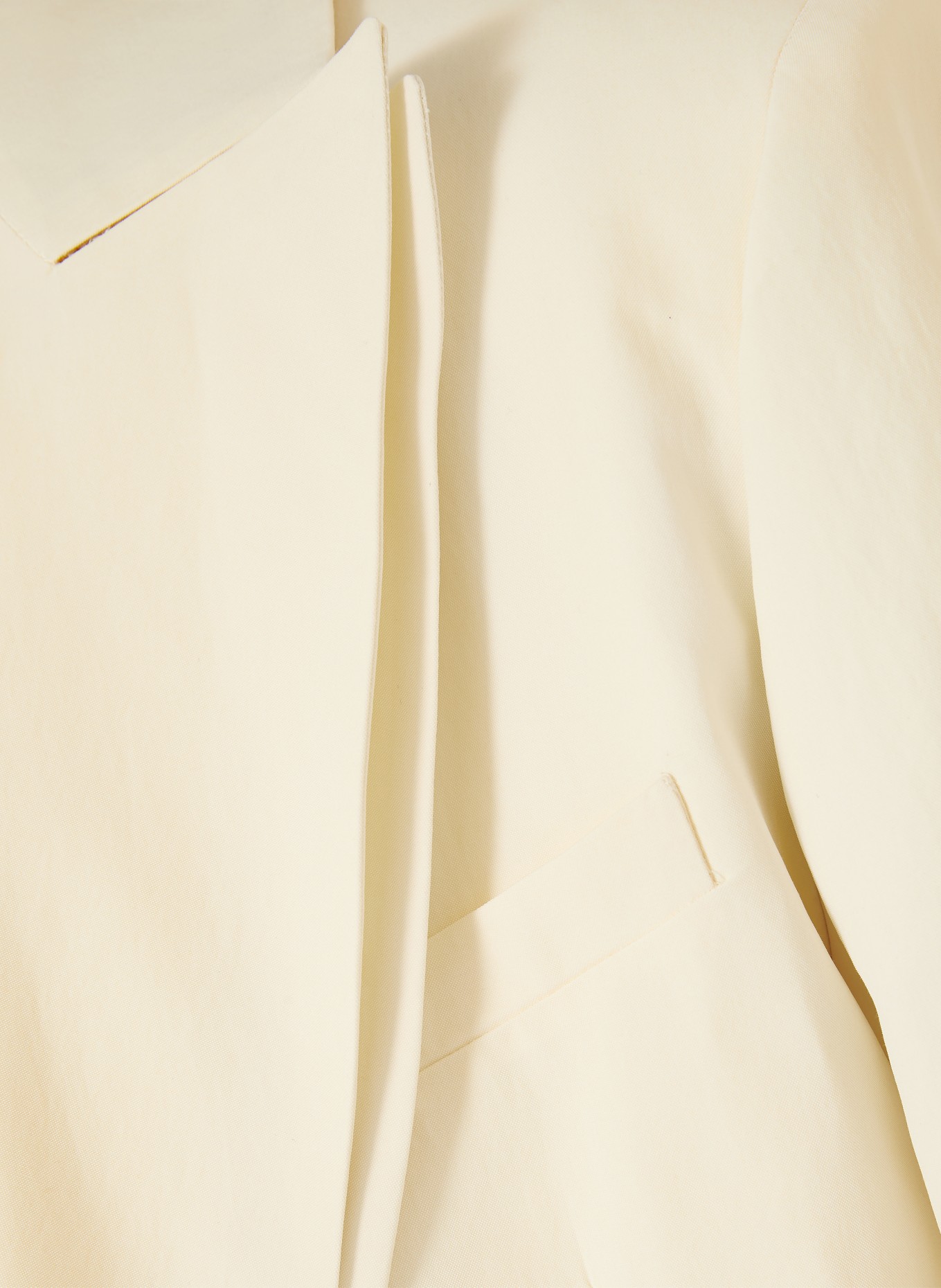 SPORTMAX TENUTA-blazer met zijde: ECRU