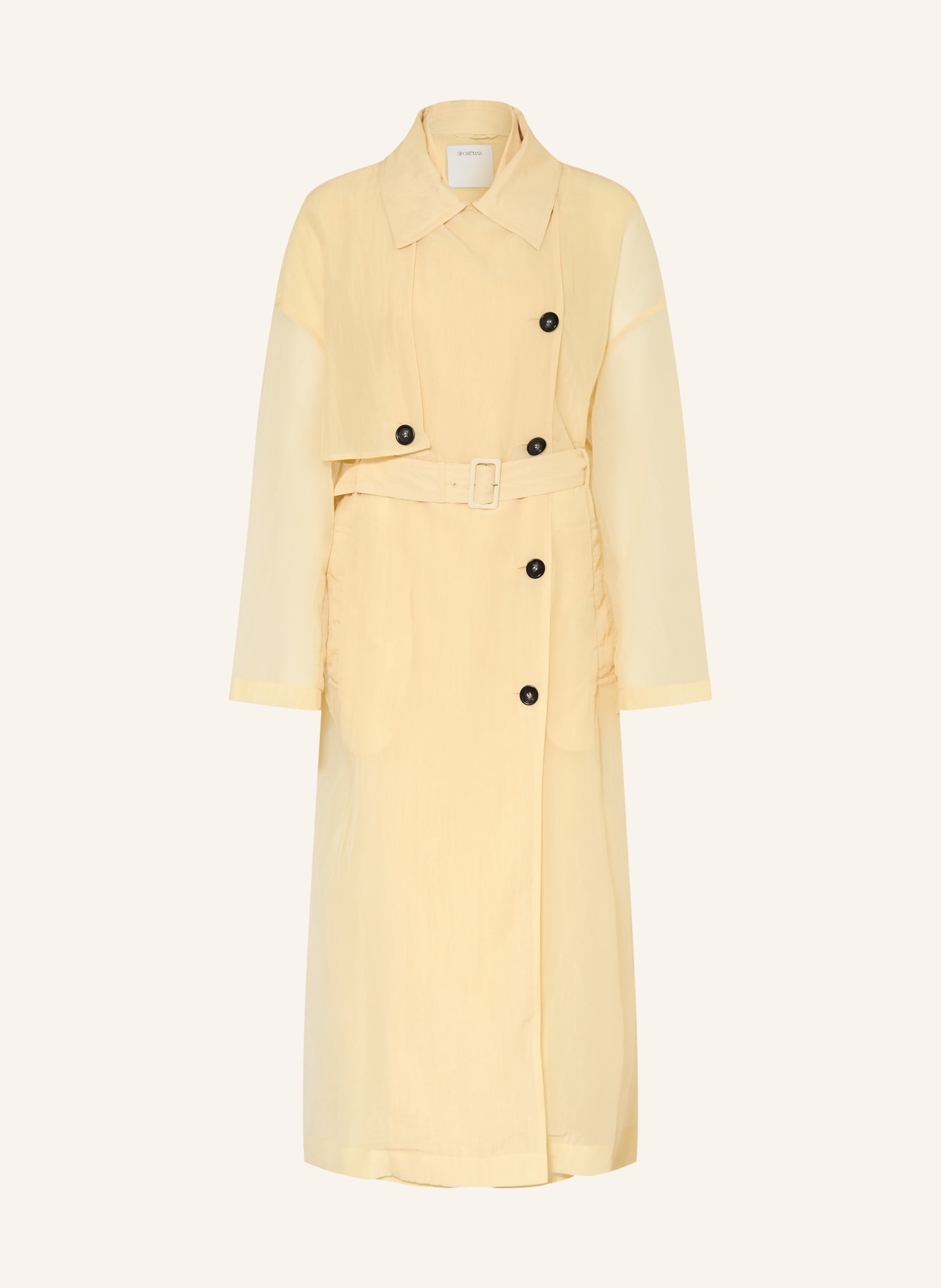 SPORTMAX 2v1 trenčkot FATA: TMAVĚ ŽLUTÁ