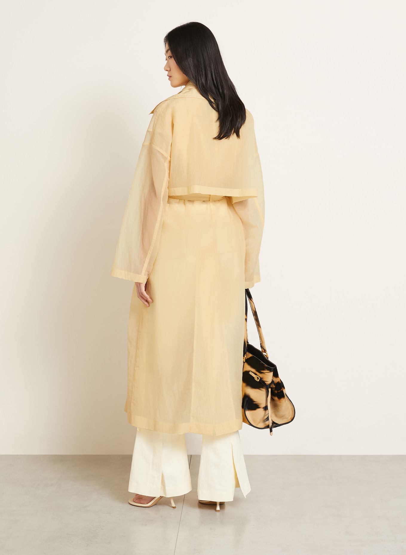 SPORTMAX 2v1 trenčkot FATA: TMAVĚ ŽLUTÁ