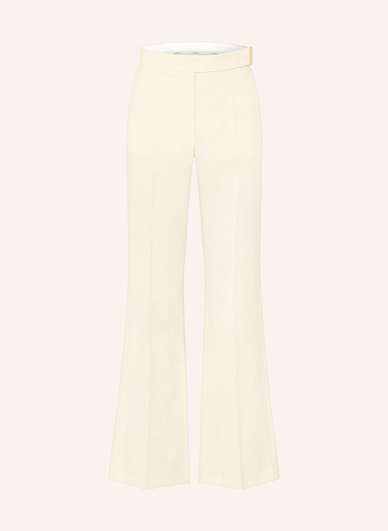 SPORTMAX Bootcut-broek PIACERE: LICHTGEEL