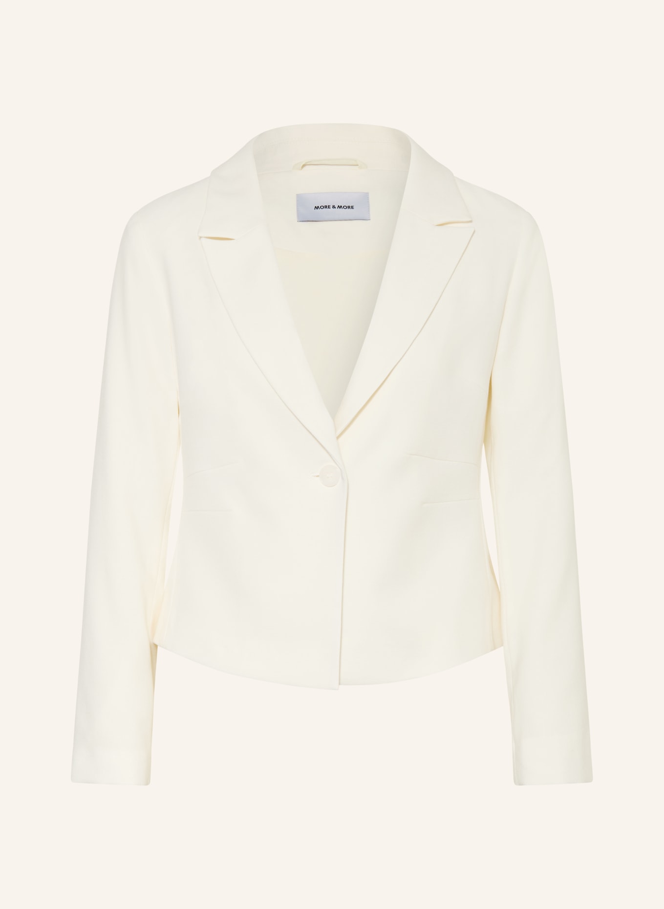 MORE & MORE Blazer: CREME