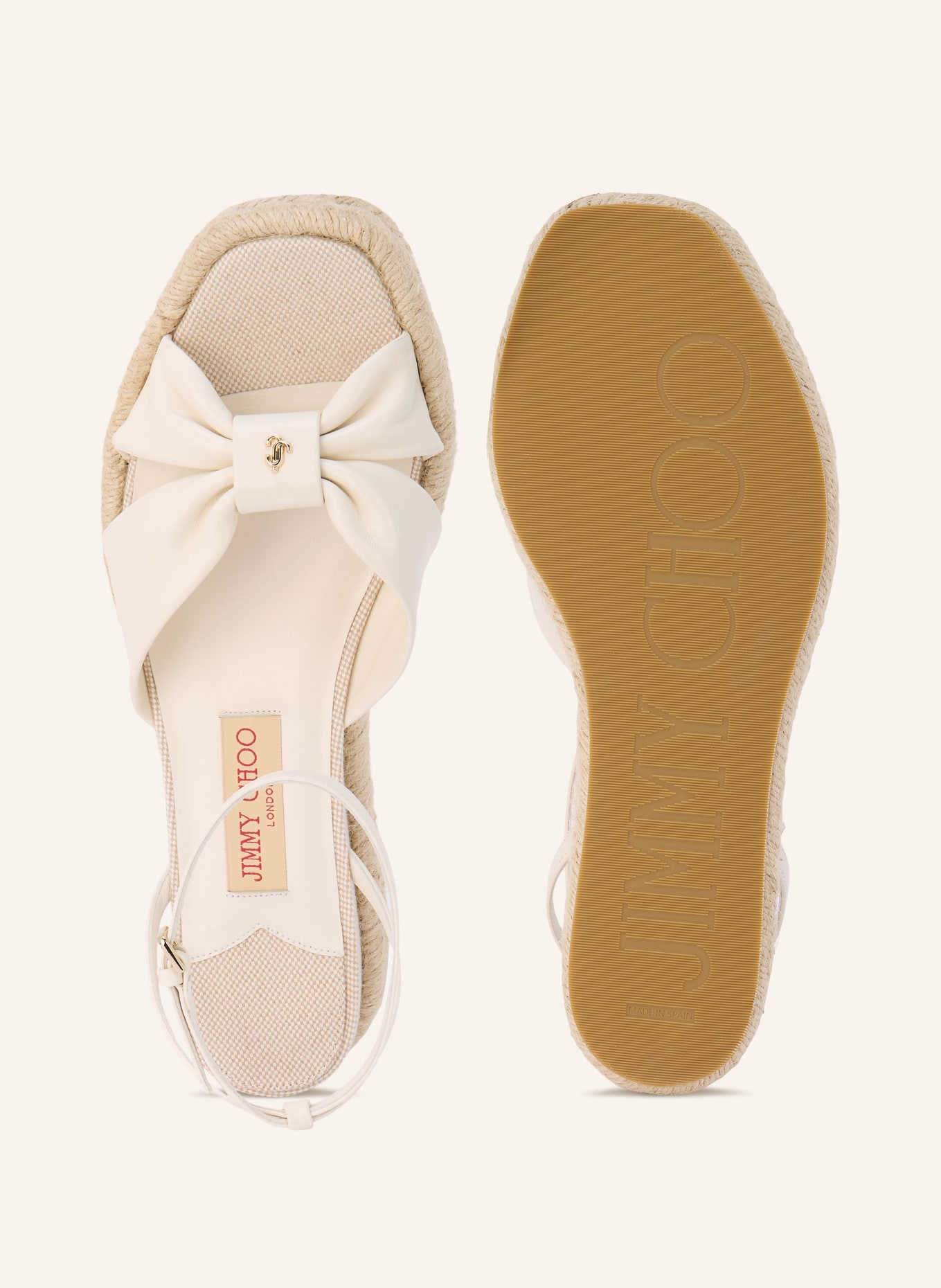 JIMMY CHOO Wedges AELLA: CREME