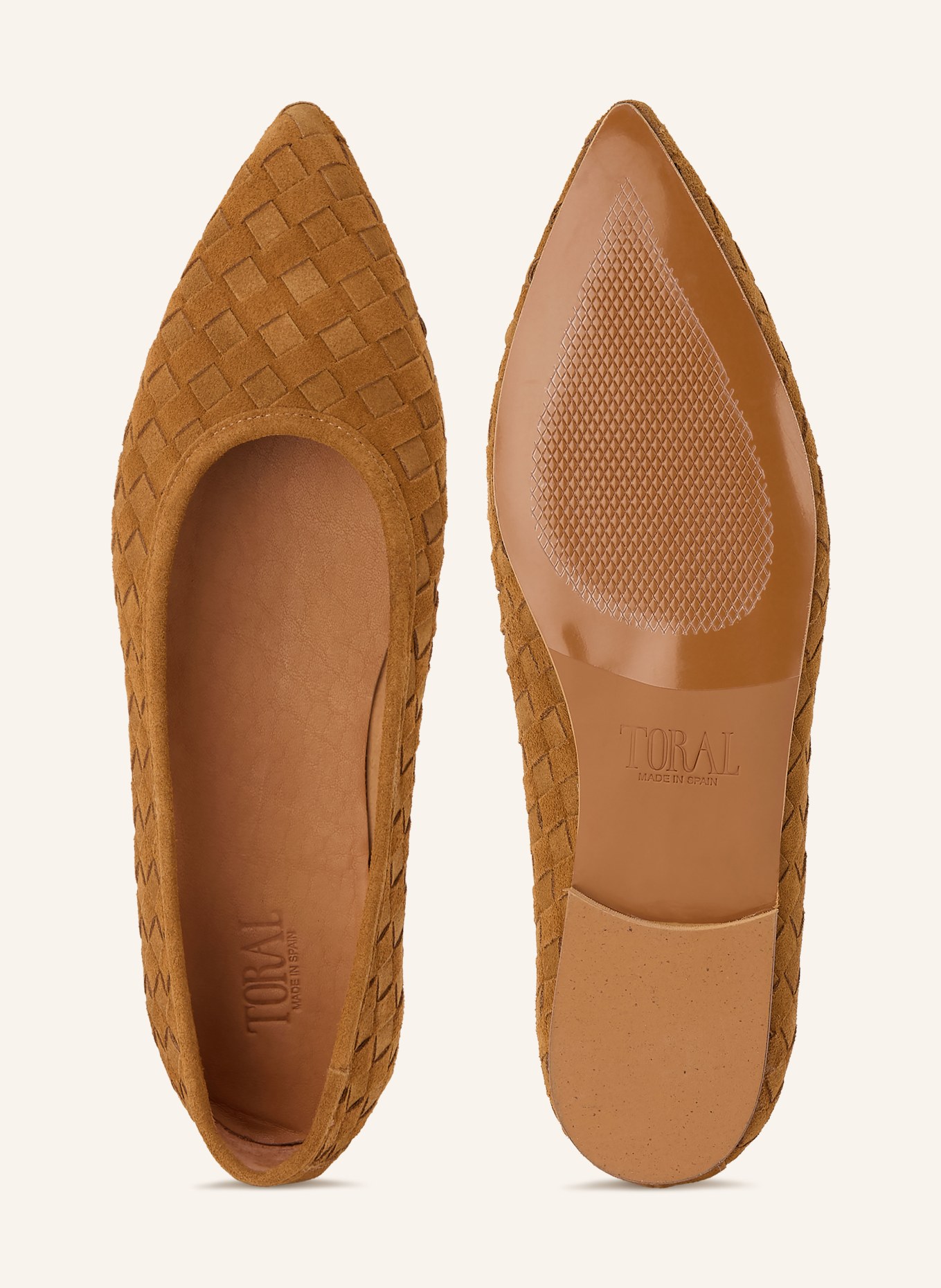Toral Ballerinas GINEBRA: COGNAC