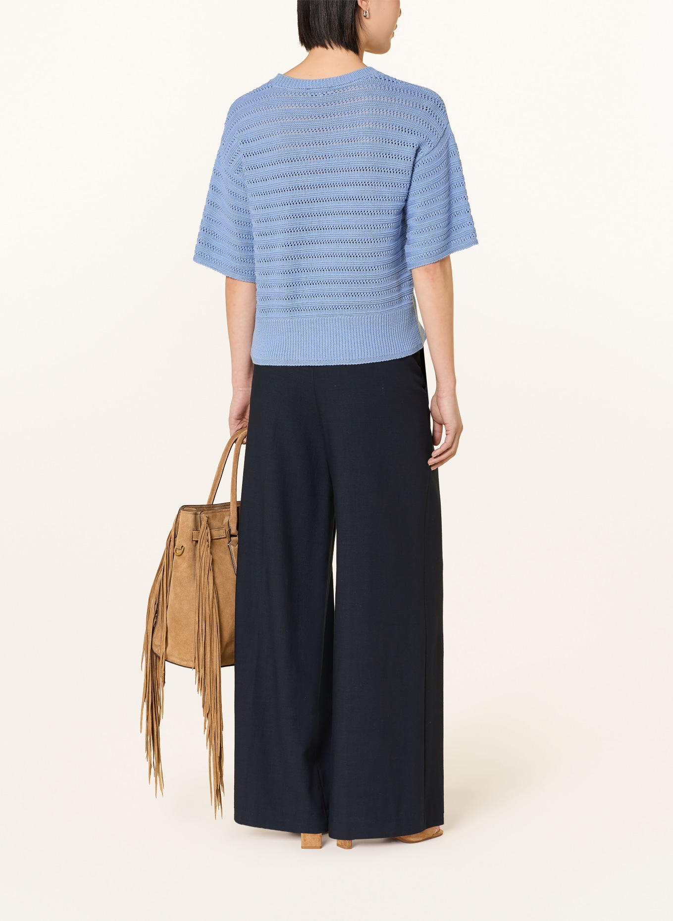 MORE & MORE Strickshirt: BLAU