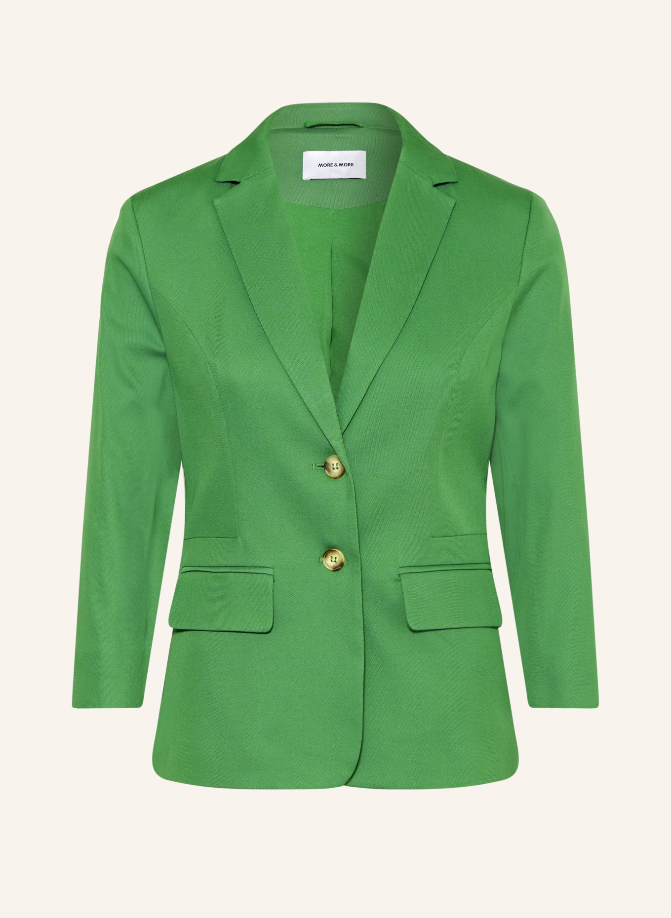 MORE & MORE Blazer mit 3/4-Arm: GRÜN