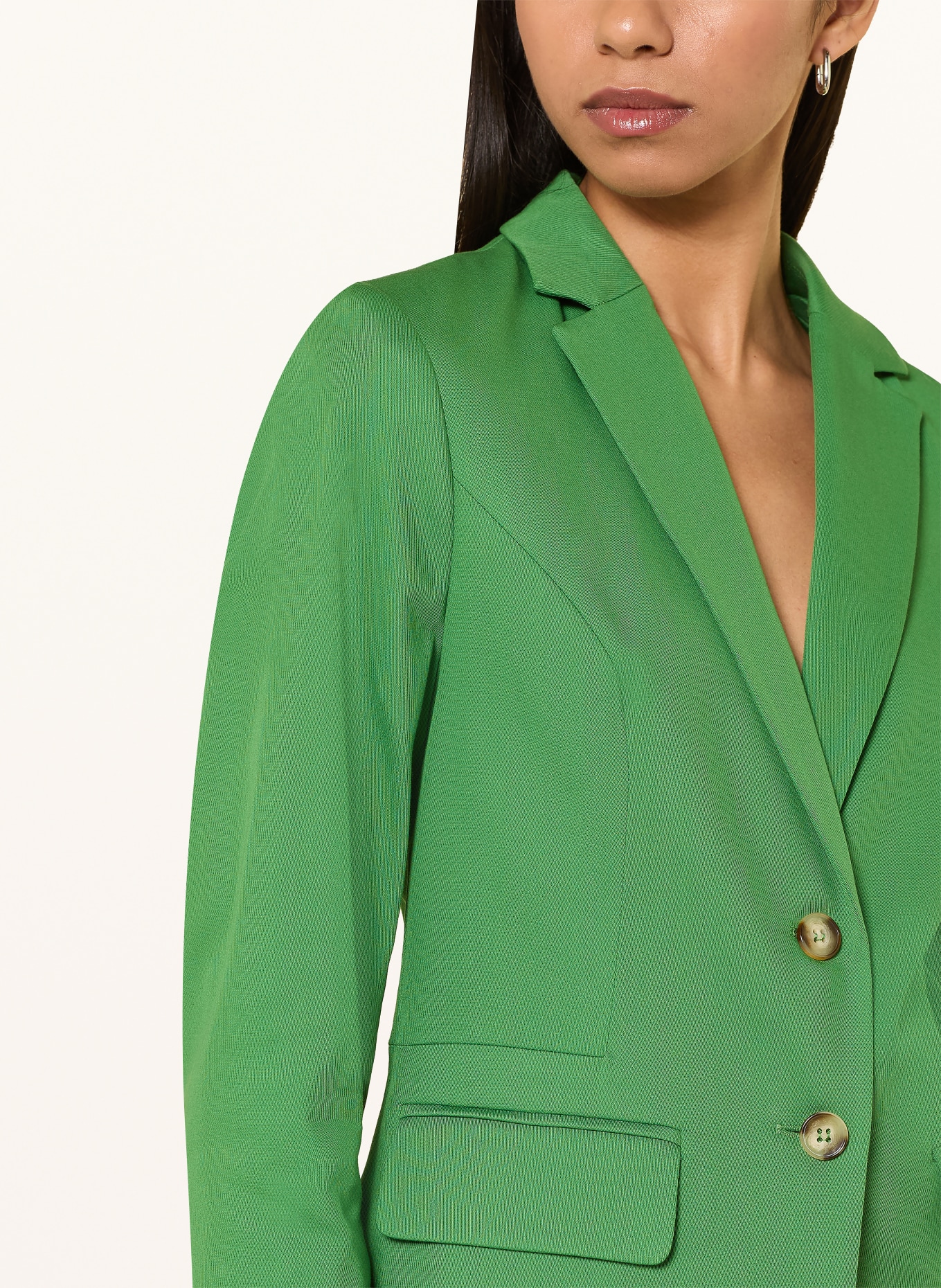 MORE & MORE Blazer mit 3/4-Arm: GRÜN
