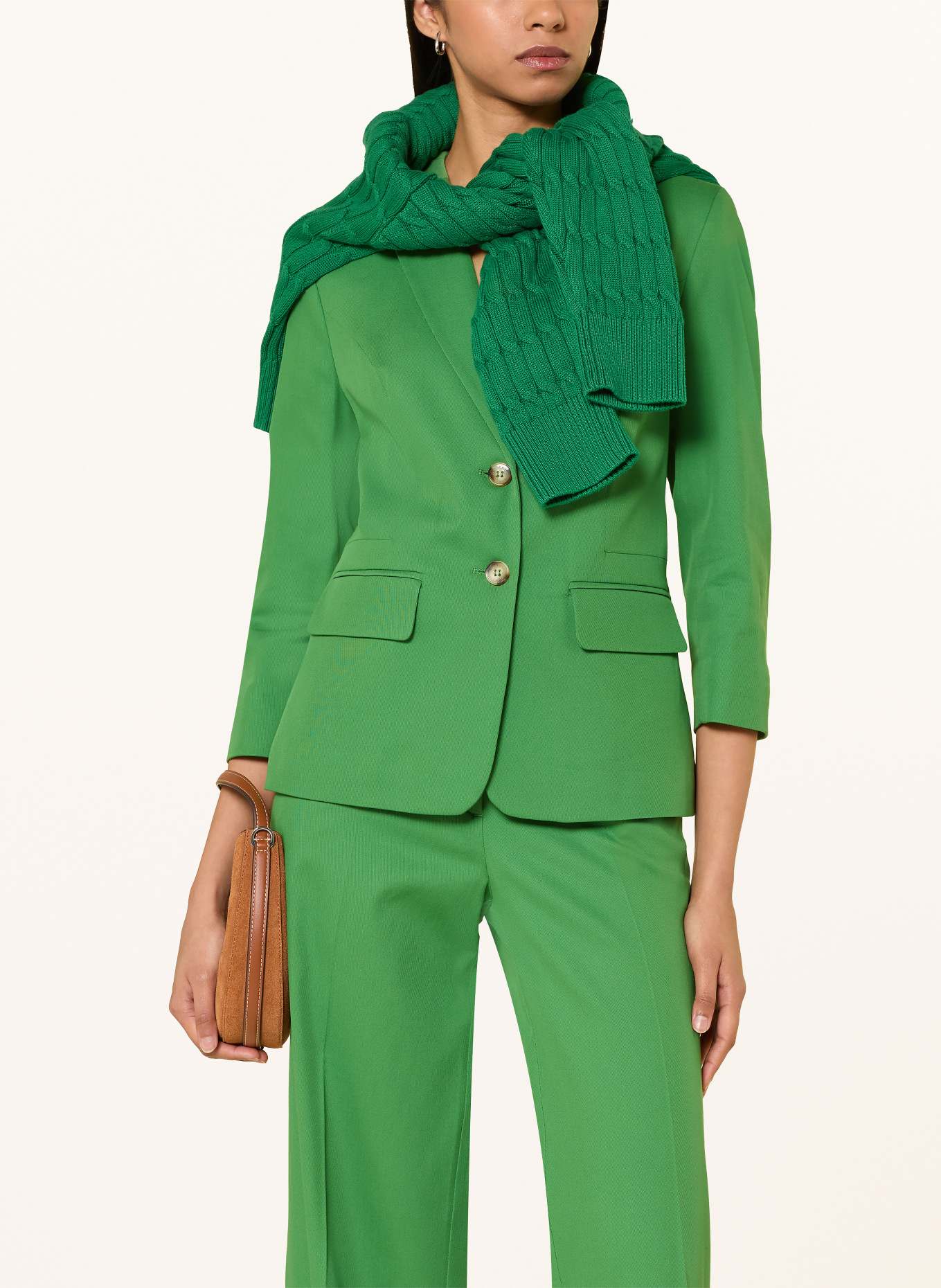 MORE & MORE Blazer mit 3/4-Arm: GRÜN