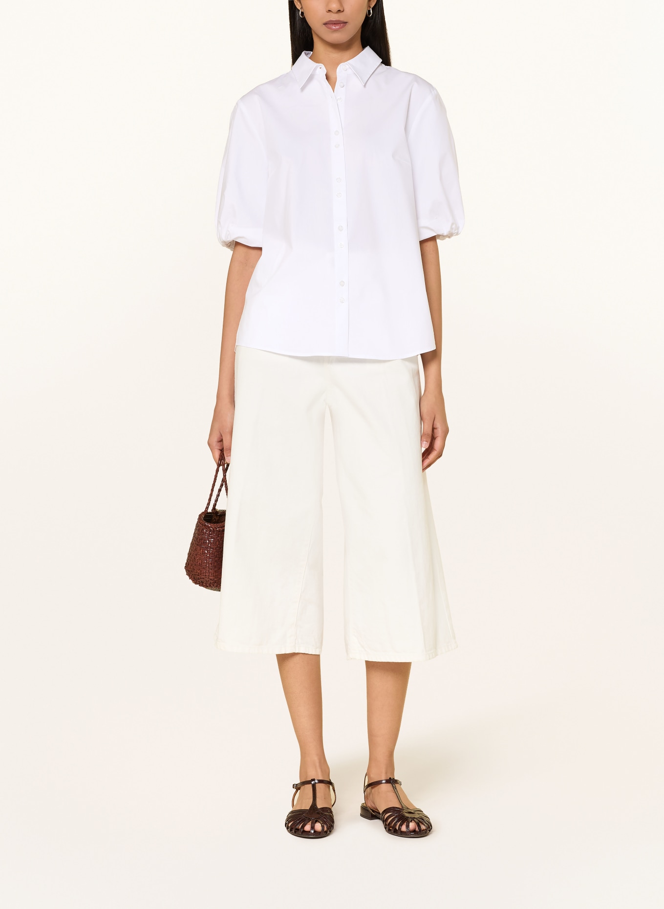 MORE & MORE overhemdblouse: WIT