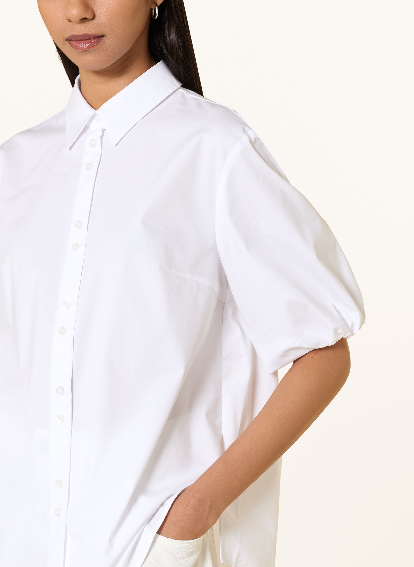 MORE & MORE overhemdblouse: WIT