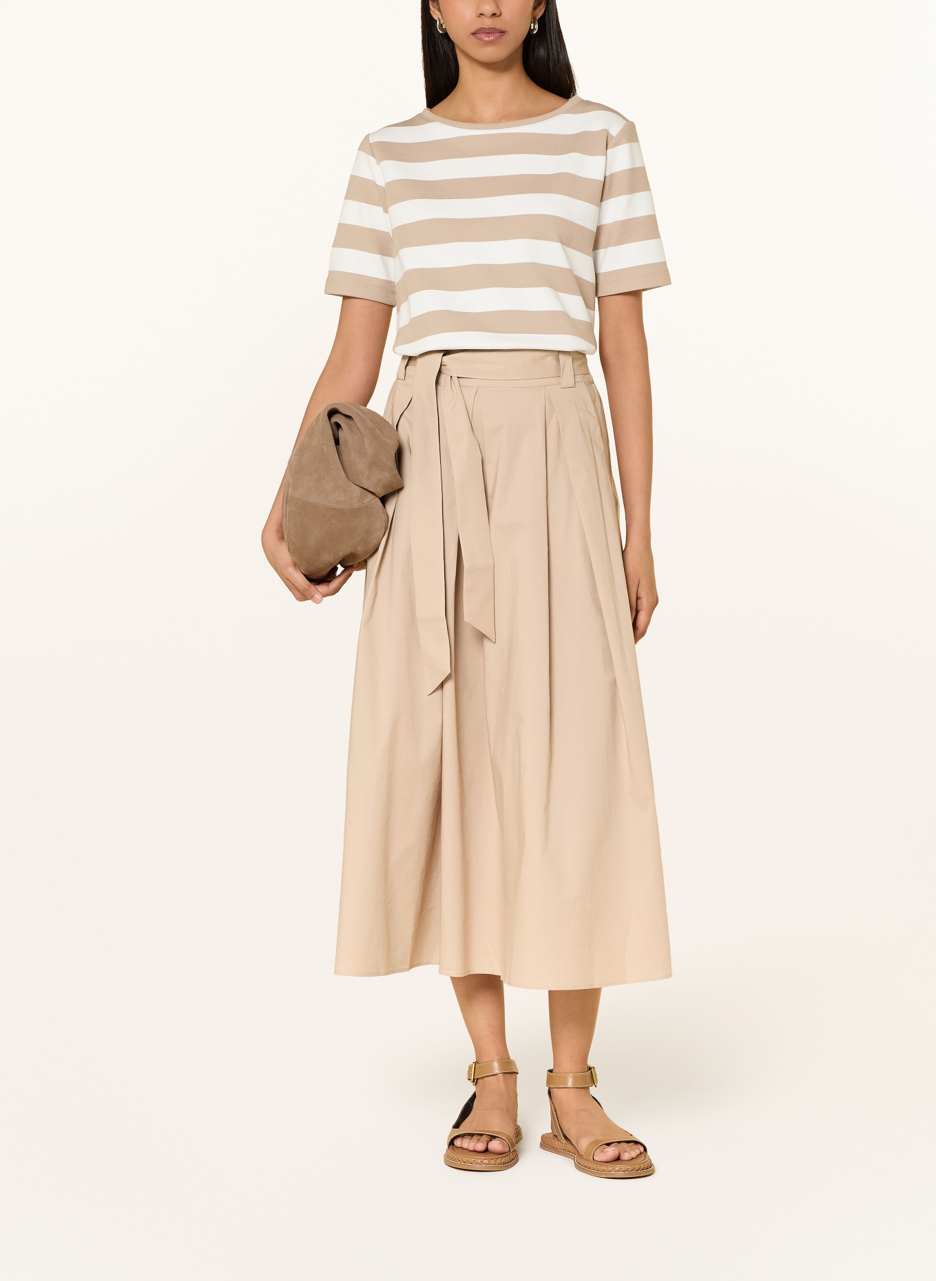 MORE & MORE T-shirt: BEIGE / CRÈME