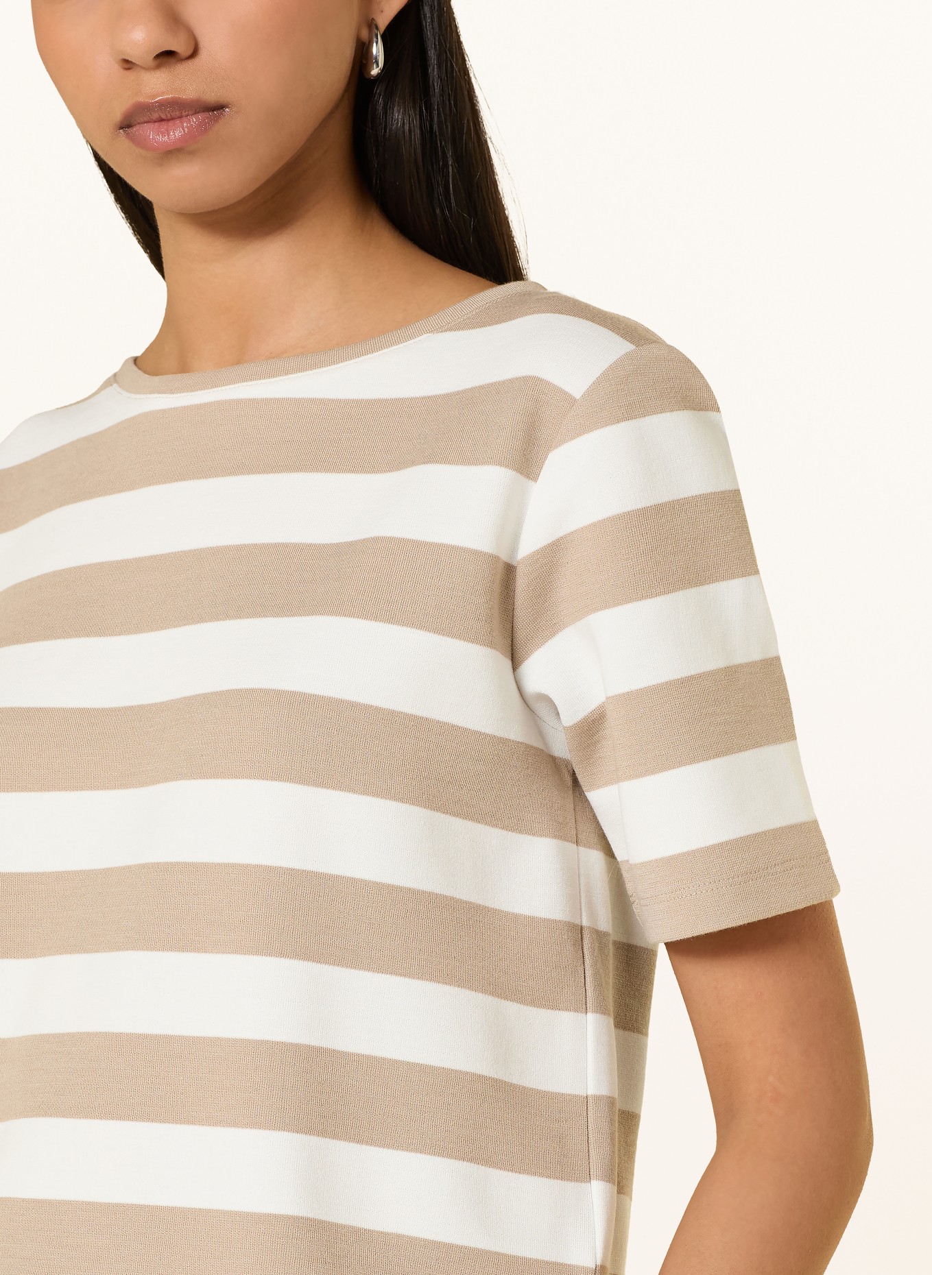 MORE & MORE T-shirt: BEIGE / CRÈME