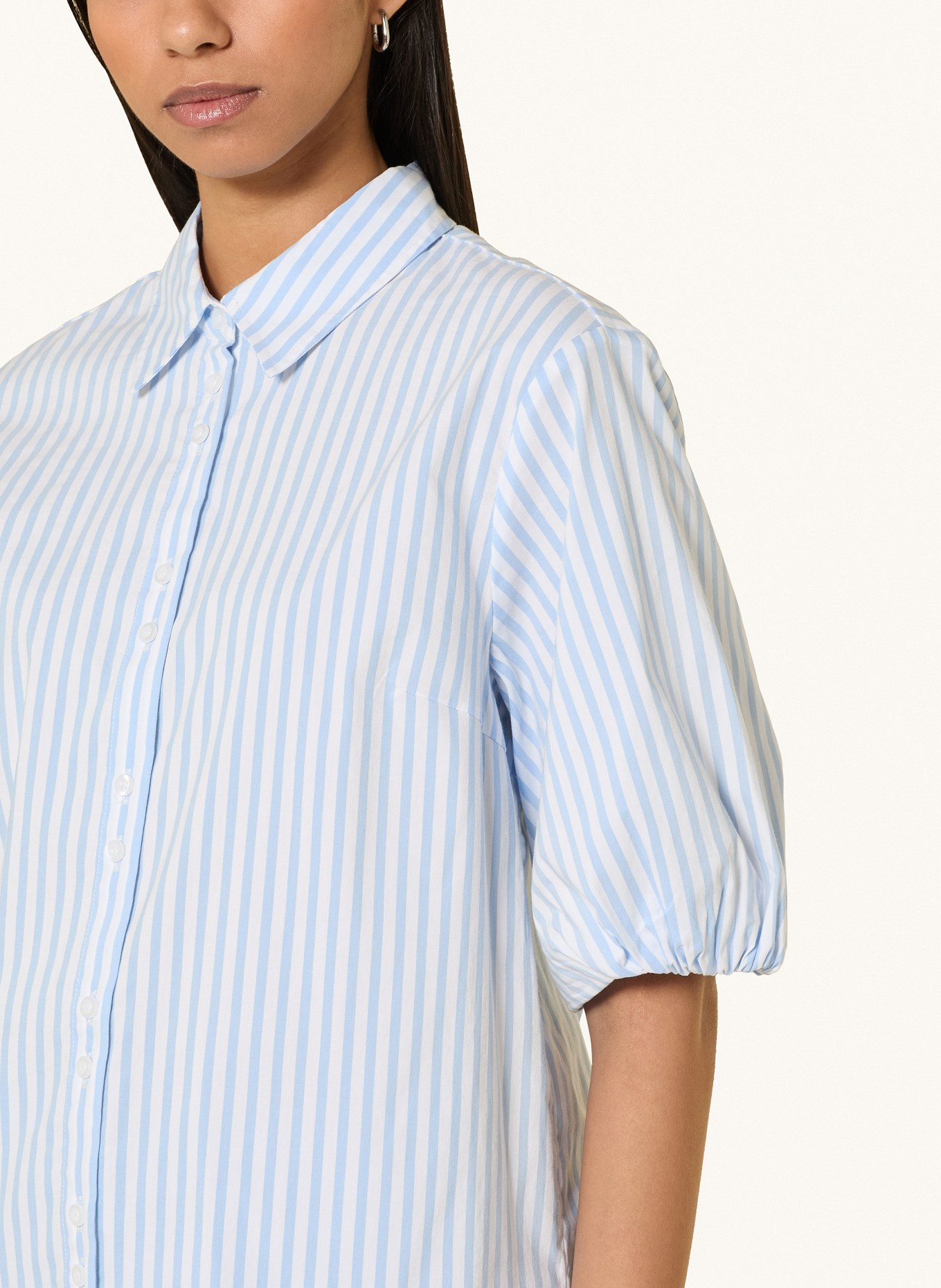 MORE & MORE košile: TMAVĚ MODRÁ / BÍLÁ