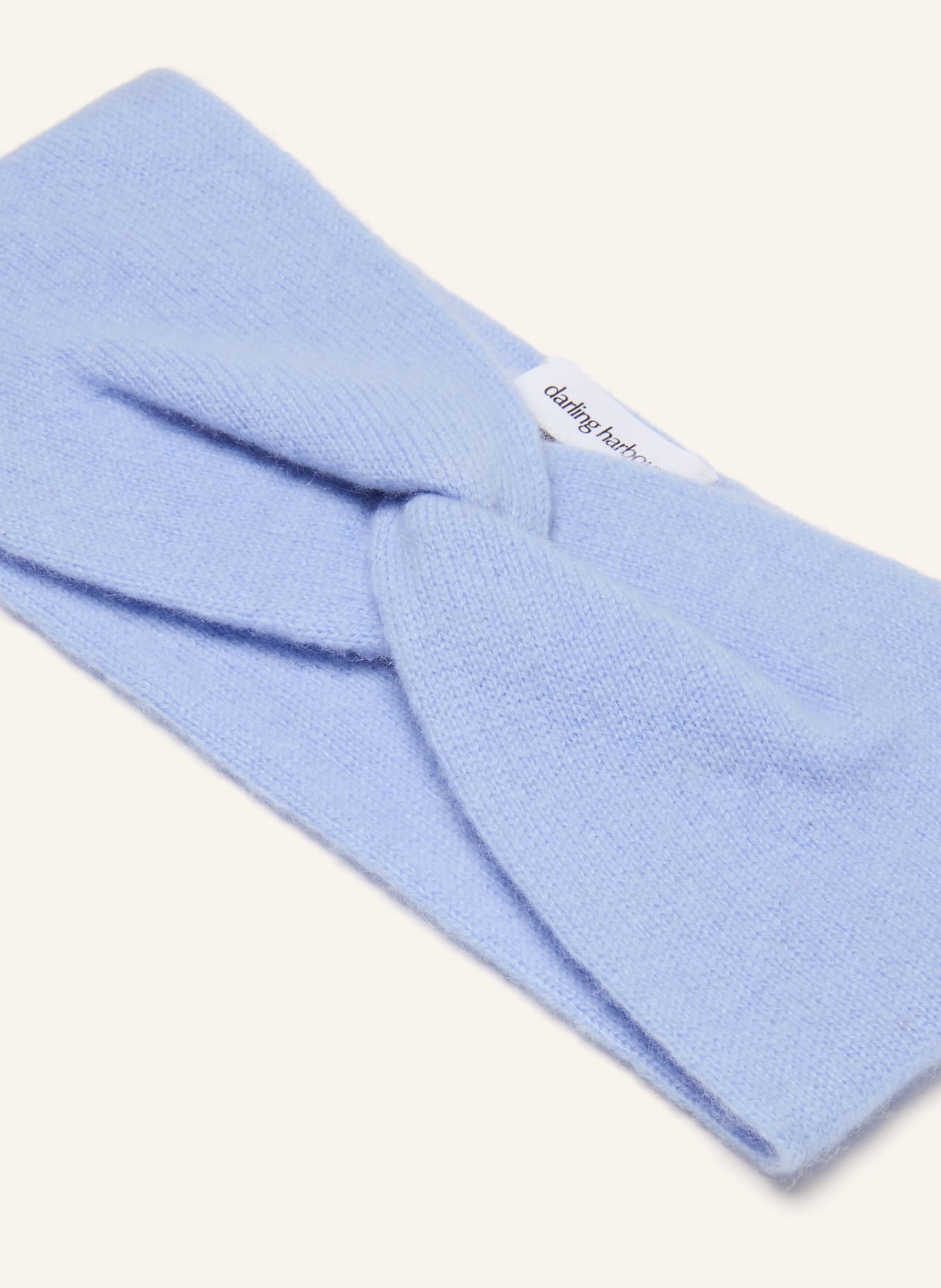 darling harbour Cashmere headband: Corn Flower