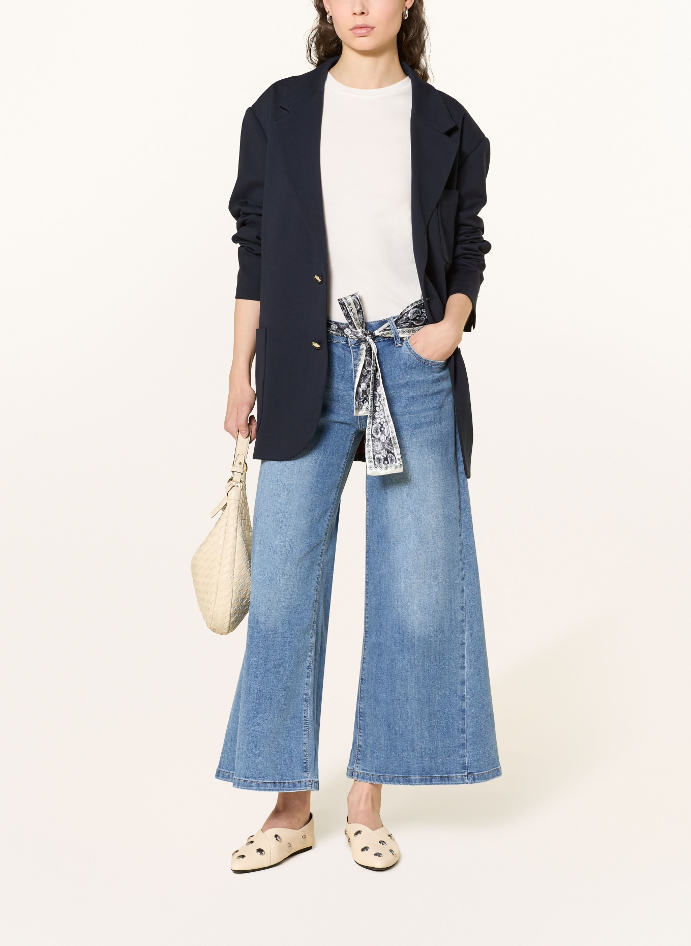 Buena Vista denim culottes: LIGHT BLUE