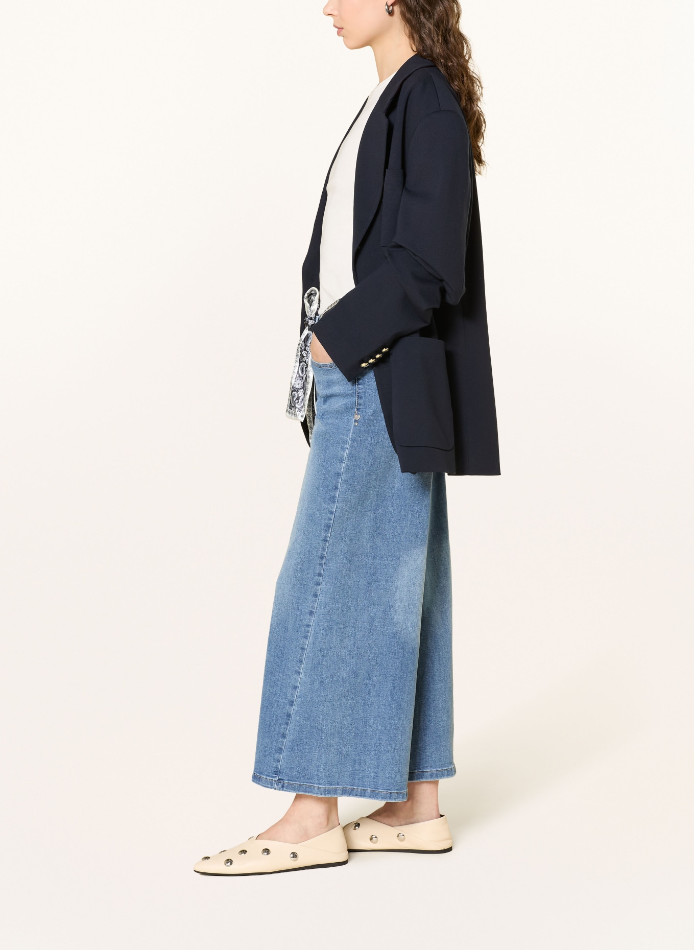 Buena Vista denim culottes: LIGHT BLUE