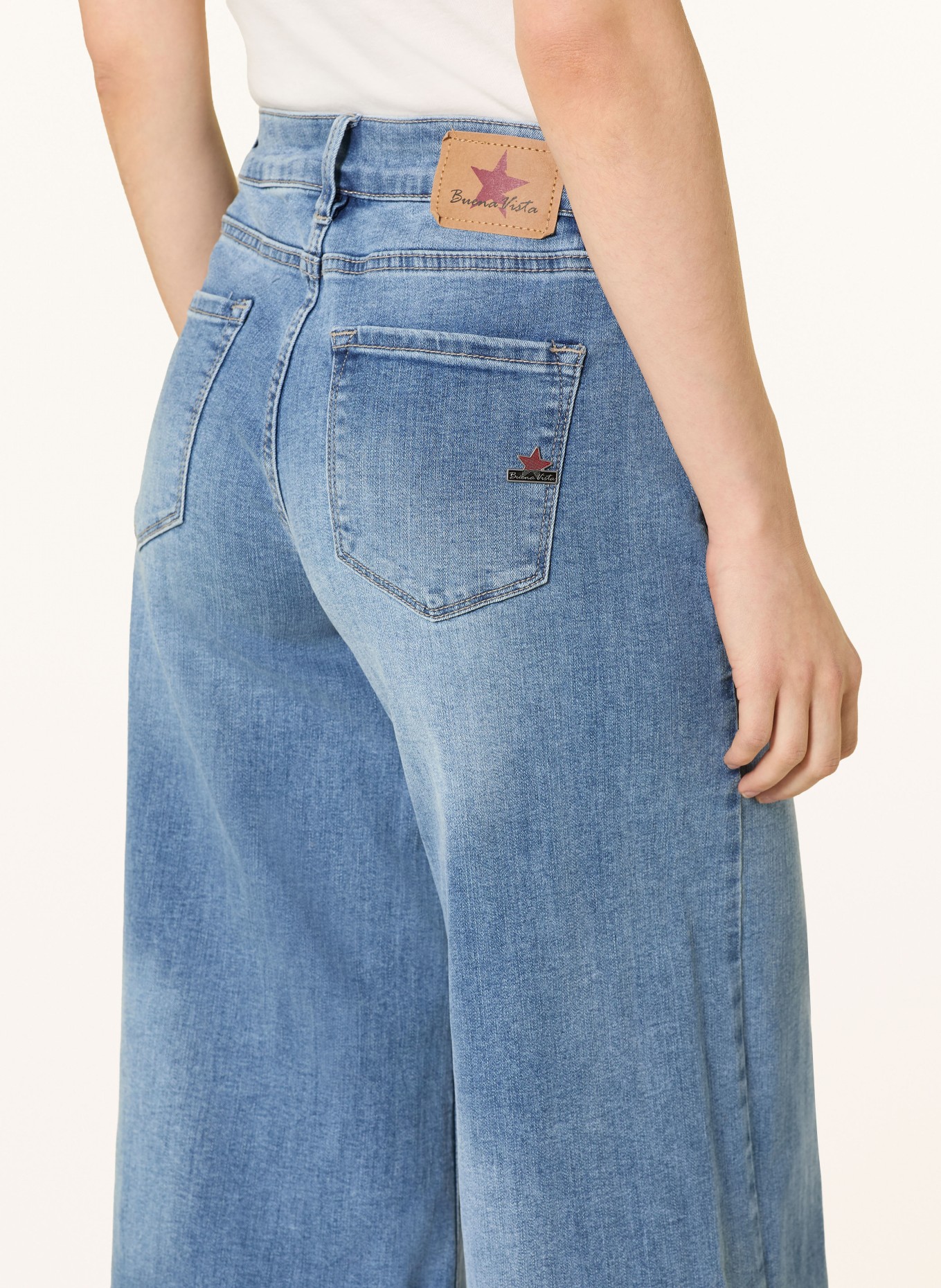 Buena Vista denim culottes: LIGHT BLUE