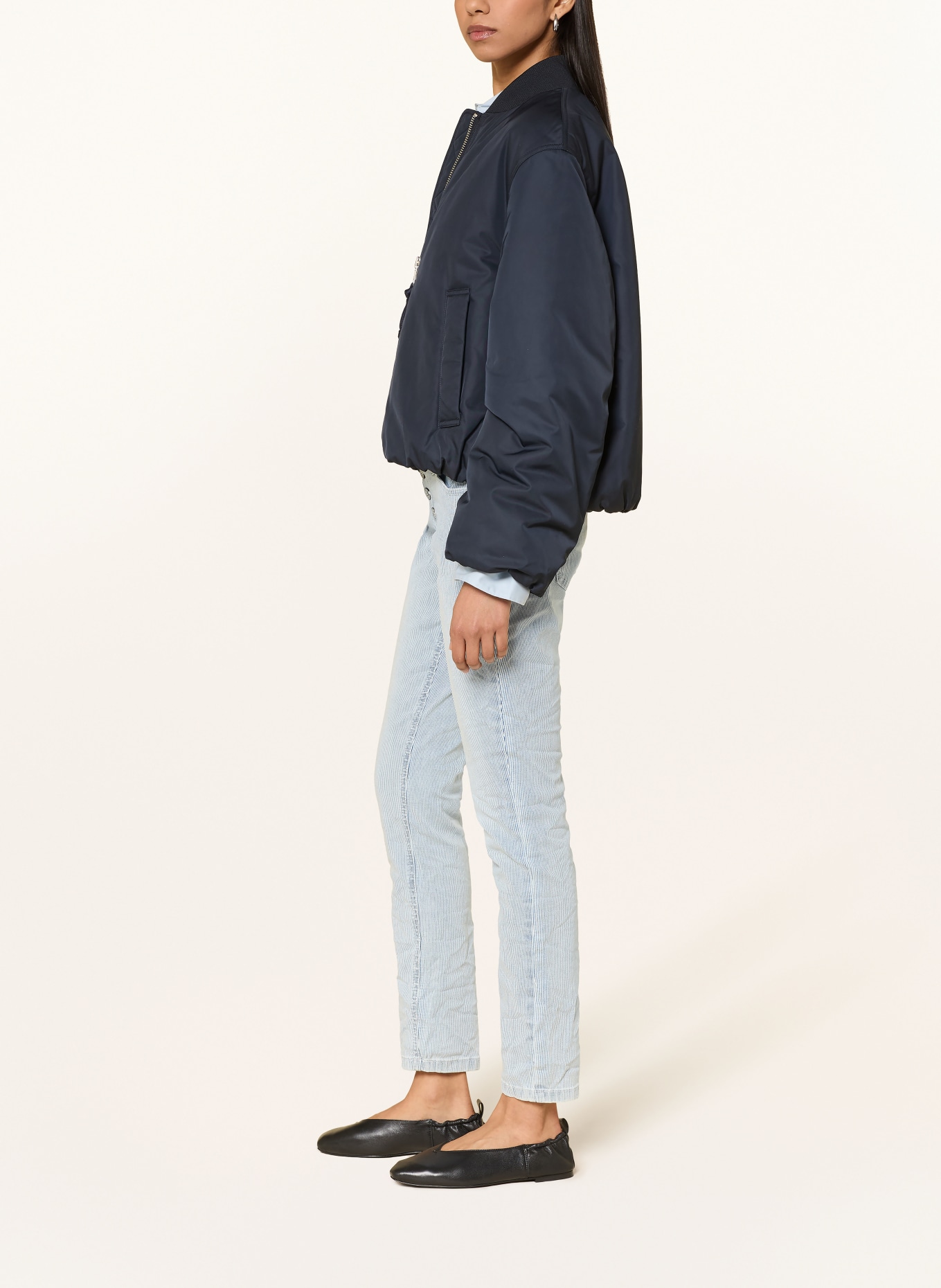 Buena Vista Skinny jeans MALIBU: 6060 blue stripe