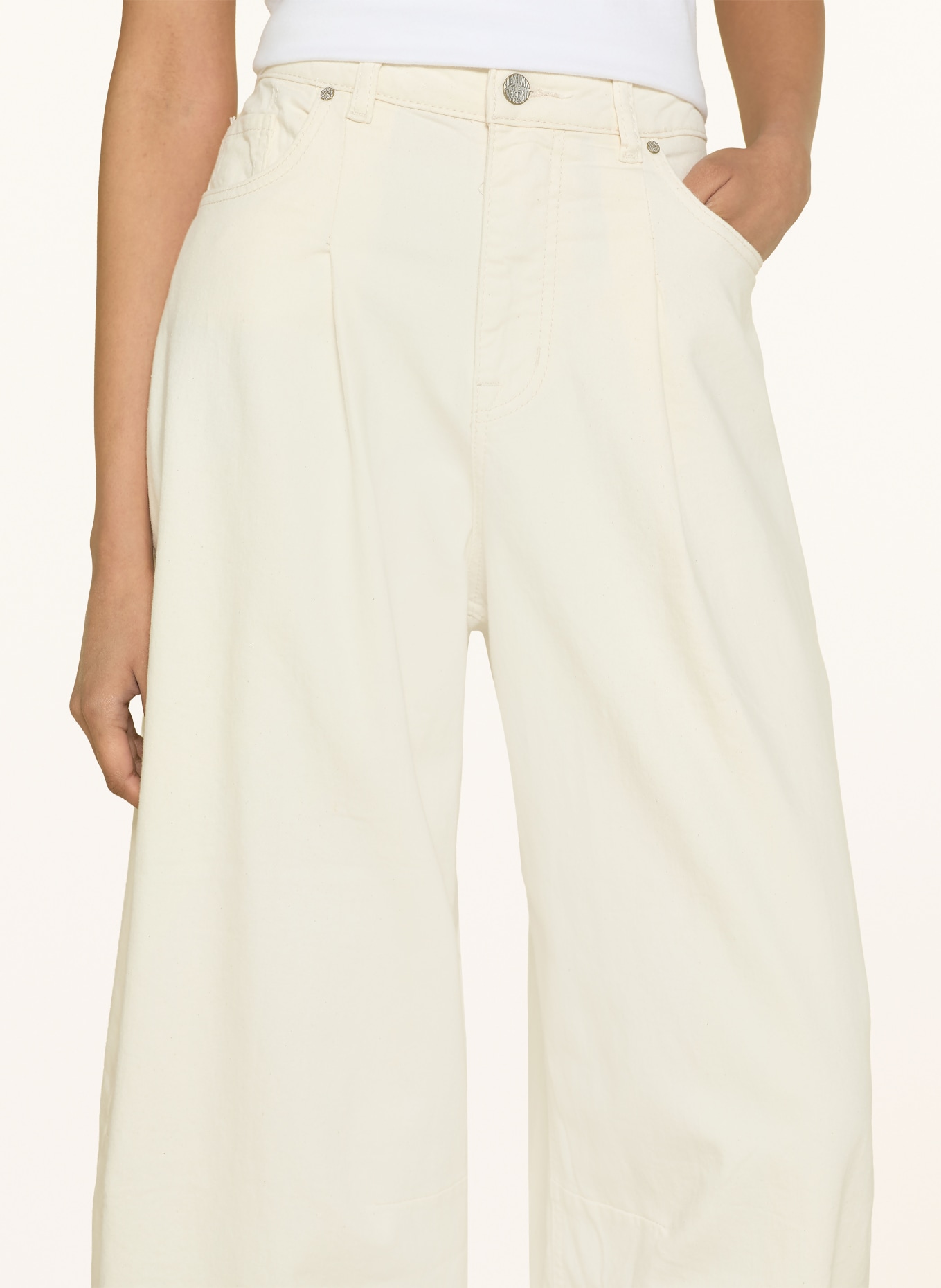 Buena Vista Barrel Jeans: 6256 cream