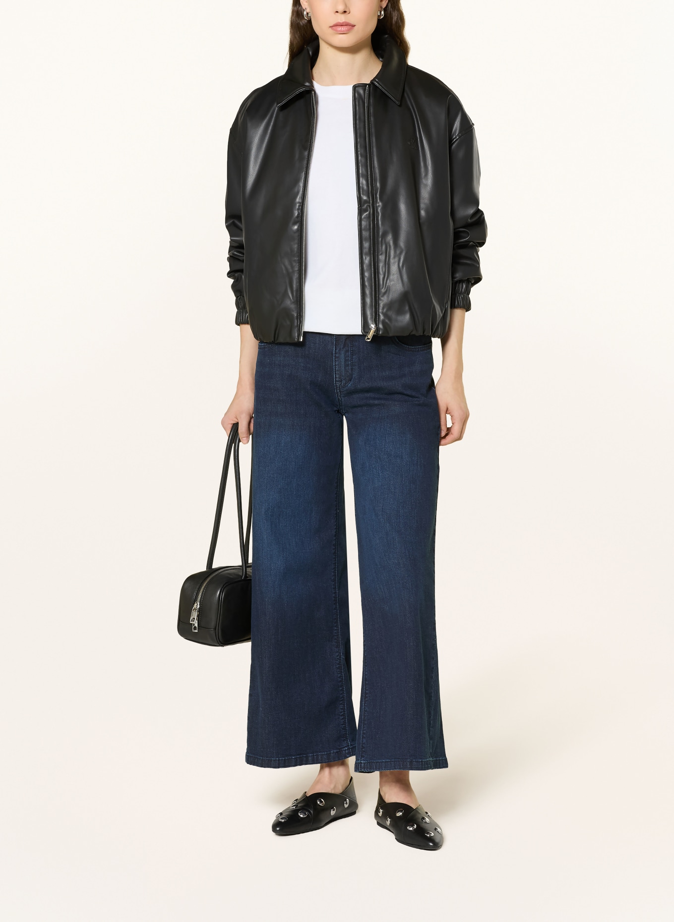 Buena Vista Cropped jeans ITALY PALAZZO: 5663 deep ocean