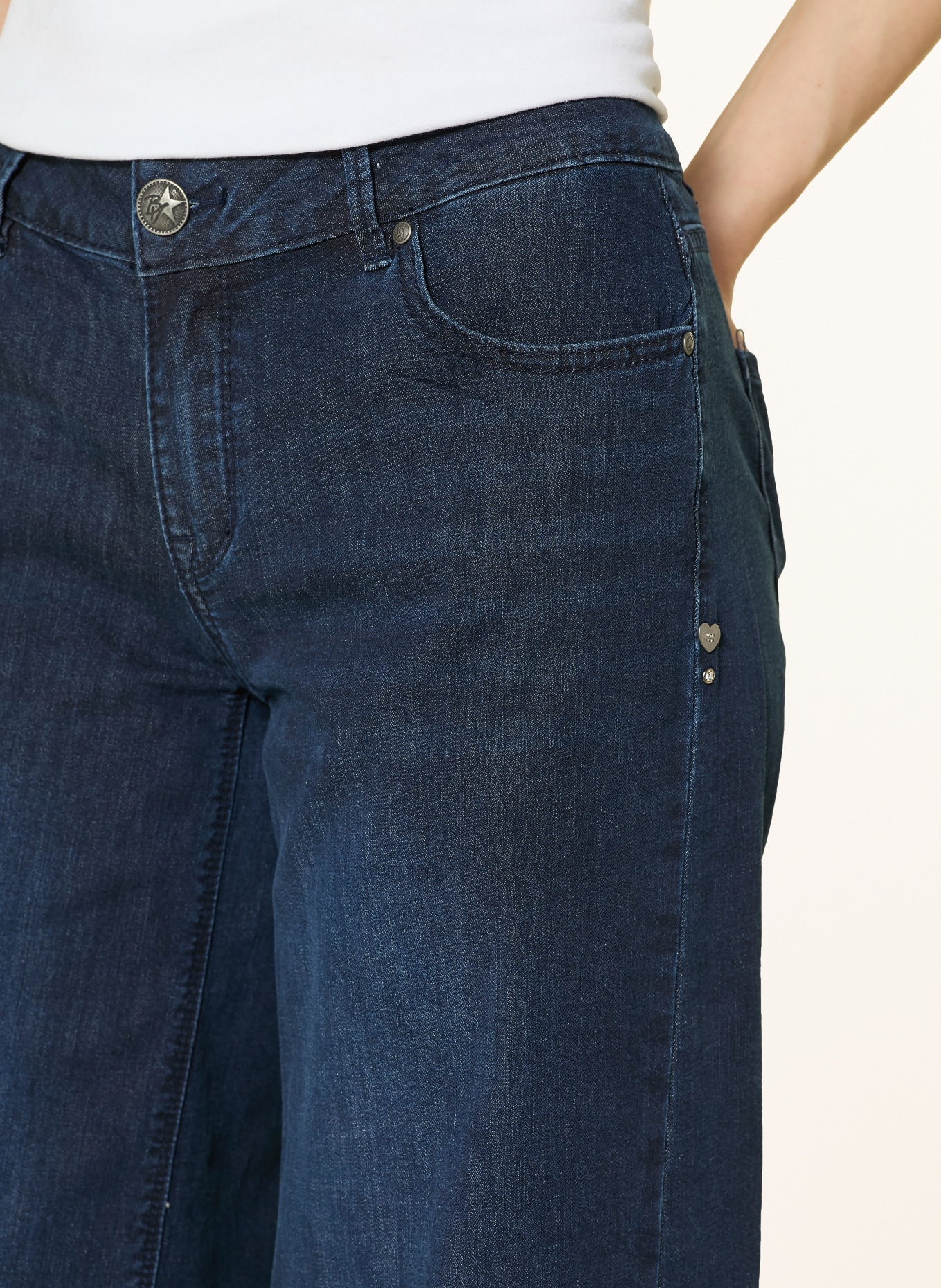 Buena Vista Cropped jeans ITALY PALAZZO: 5663 deep ocean