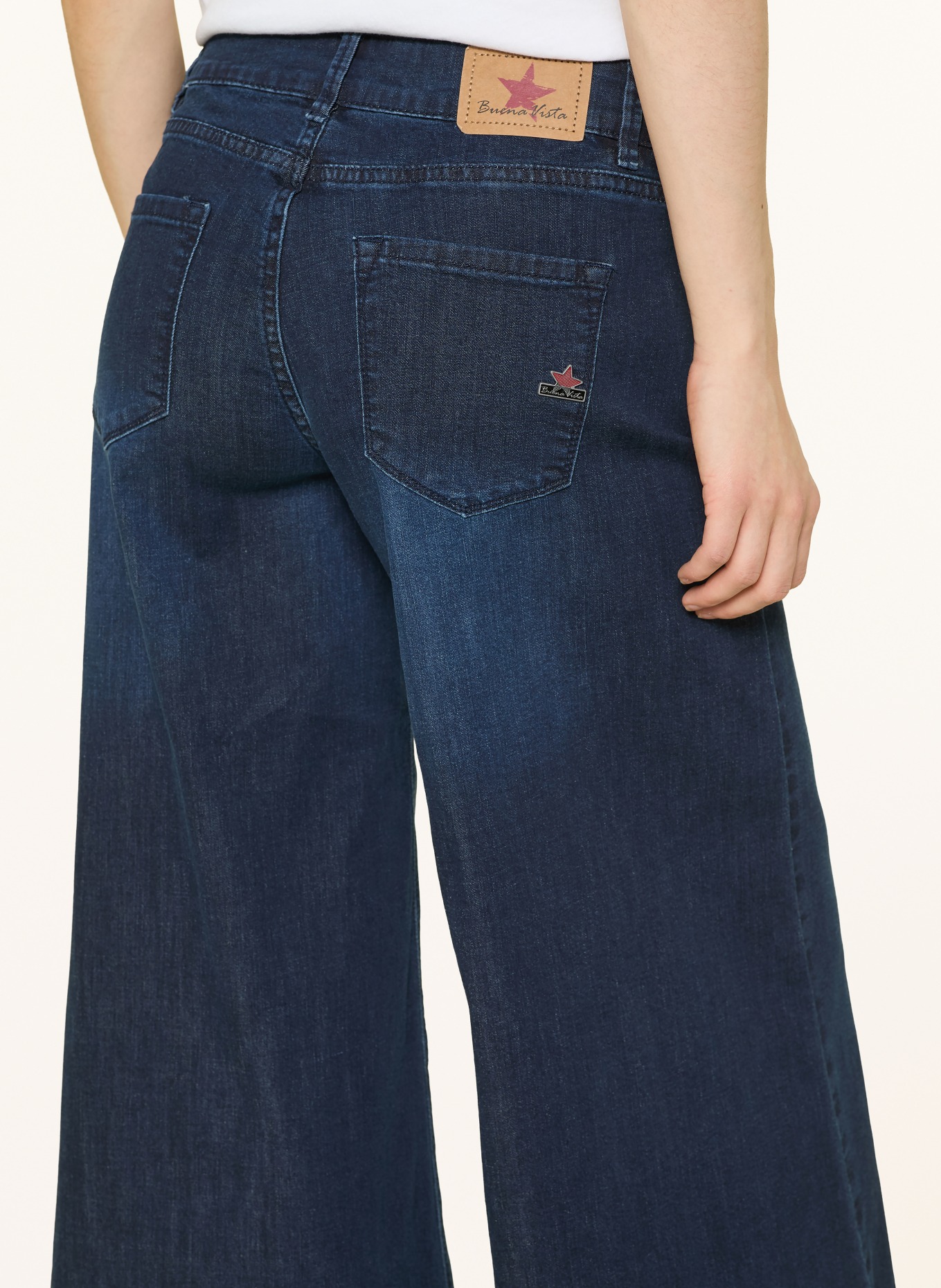 Buena Vista Cropped jeans ITALY PALAZZO: 5663 deep ocean
